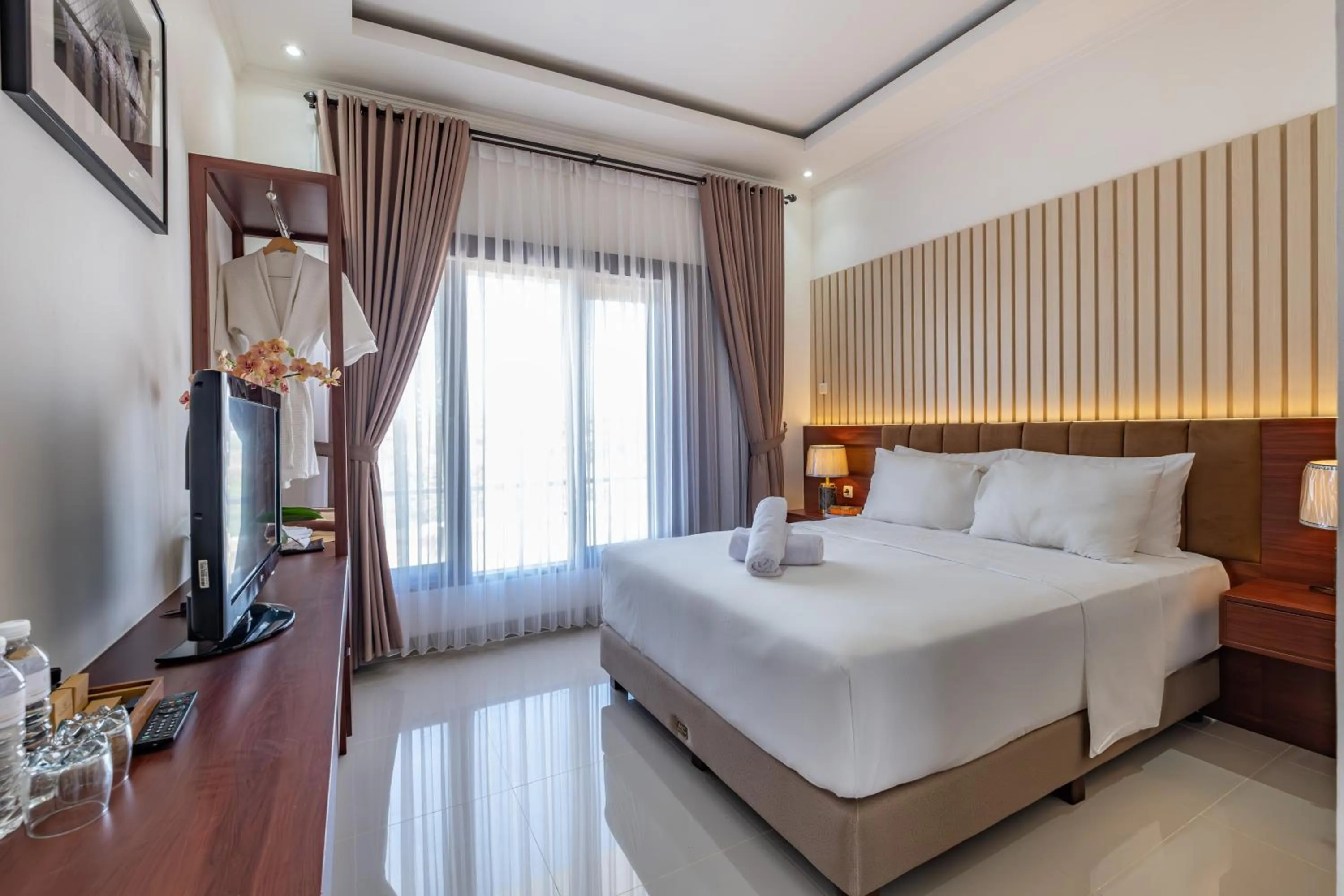 Bed in Taman Seminyak Suites
