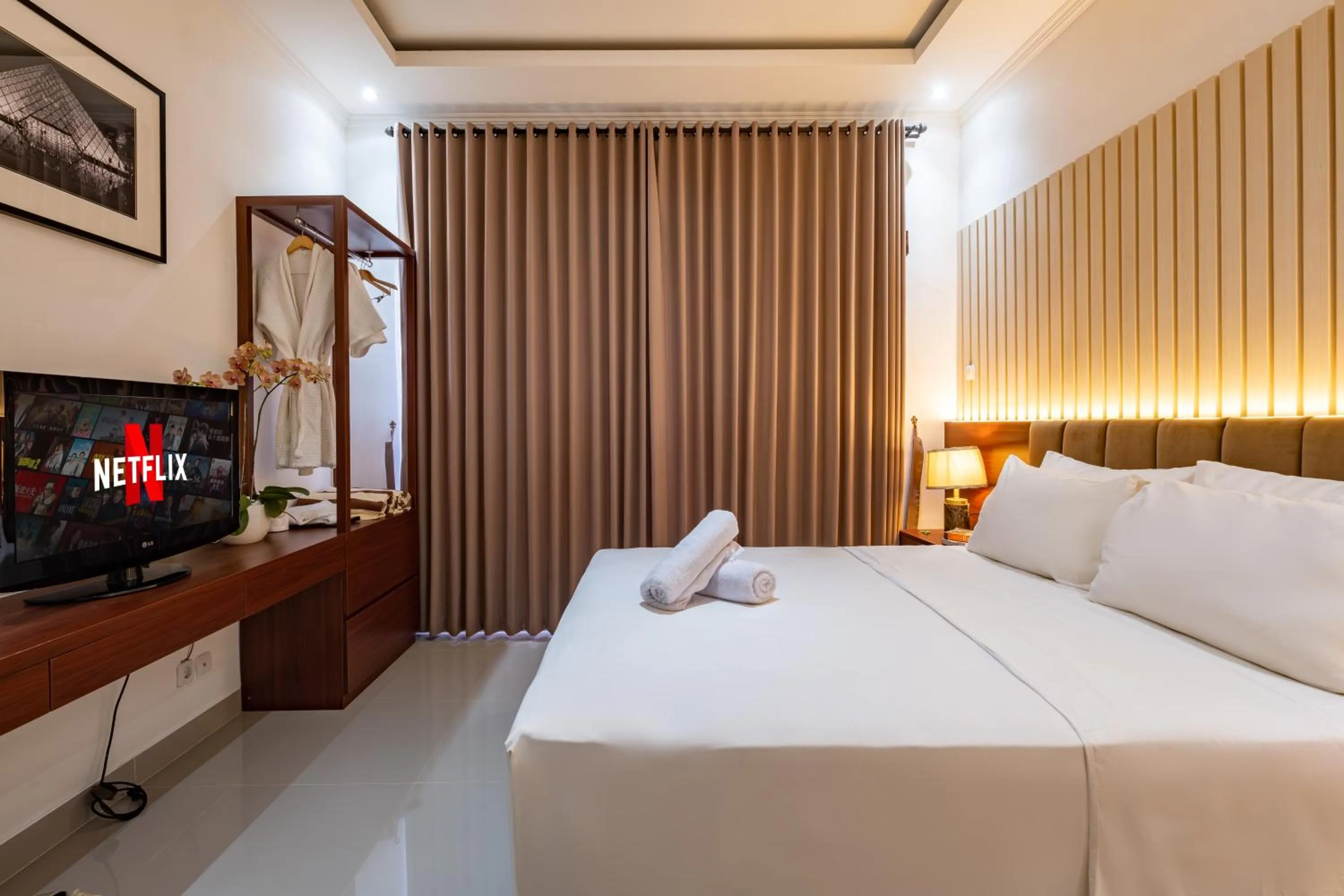 Bed in Taman Seminyak Suites
