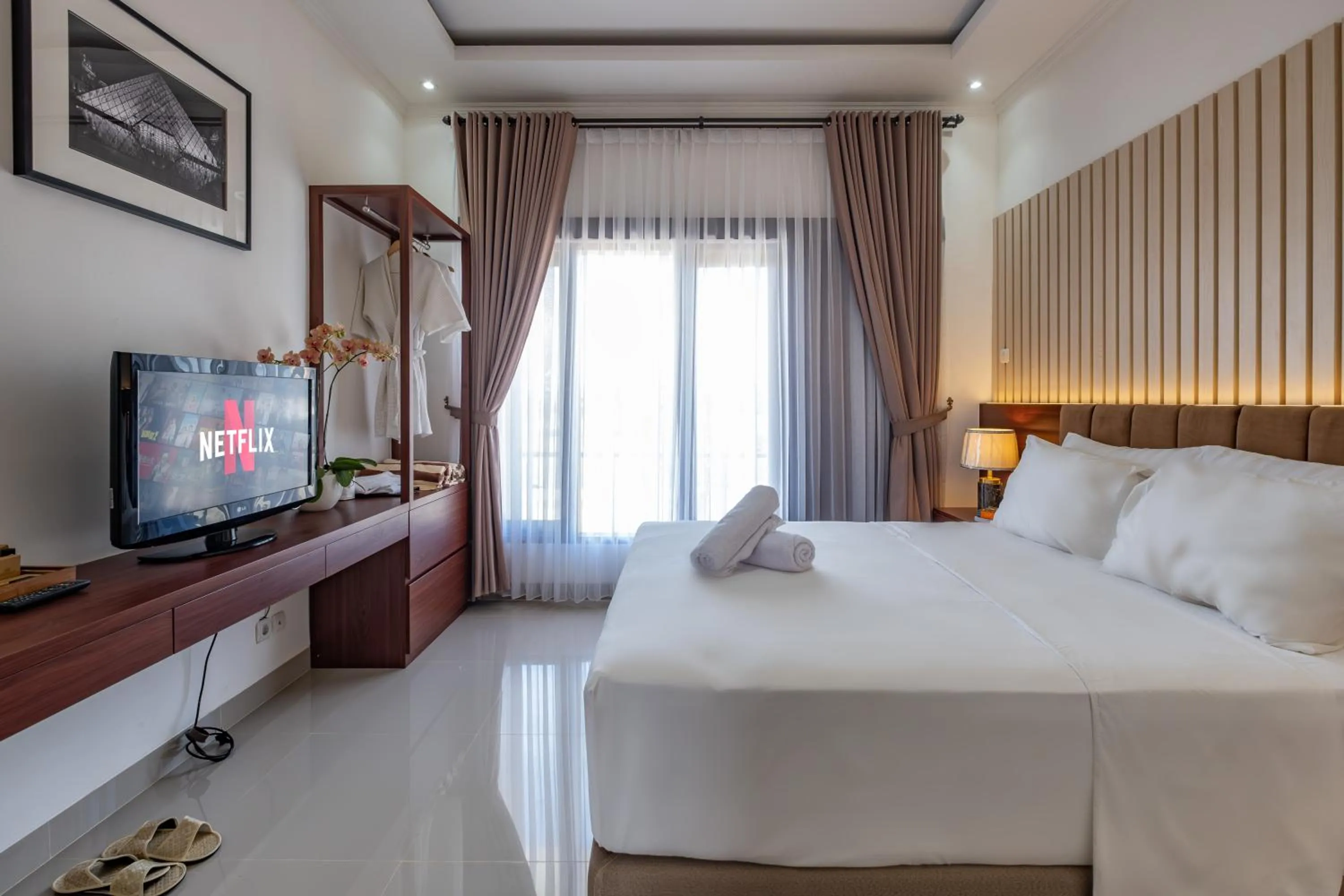 Bed in Taman Seminyak Suites