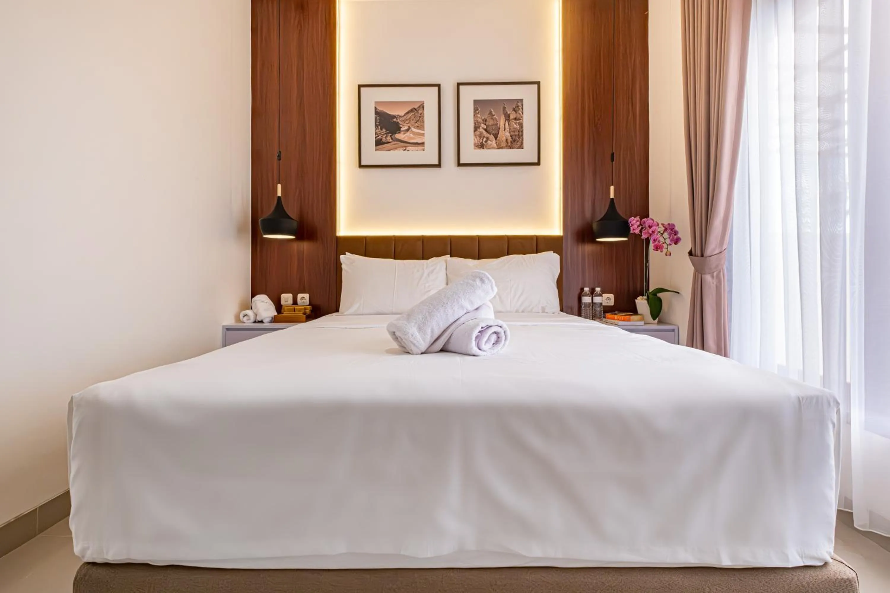 Bed in Taman Seminyak Suites