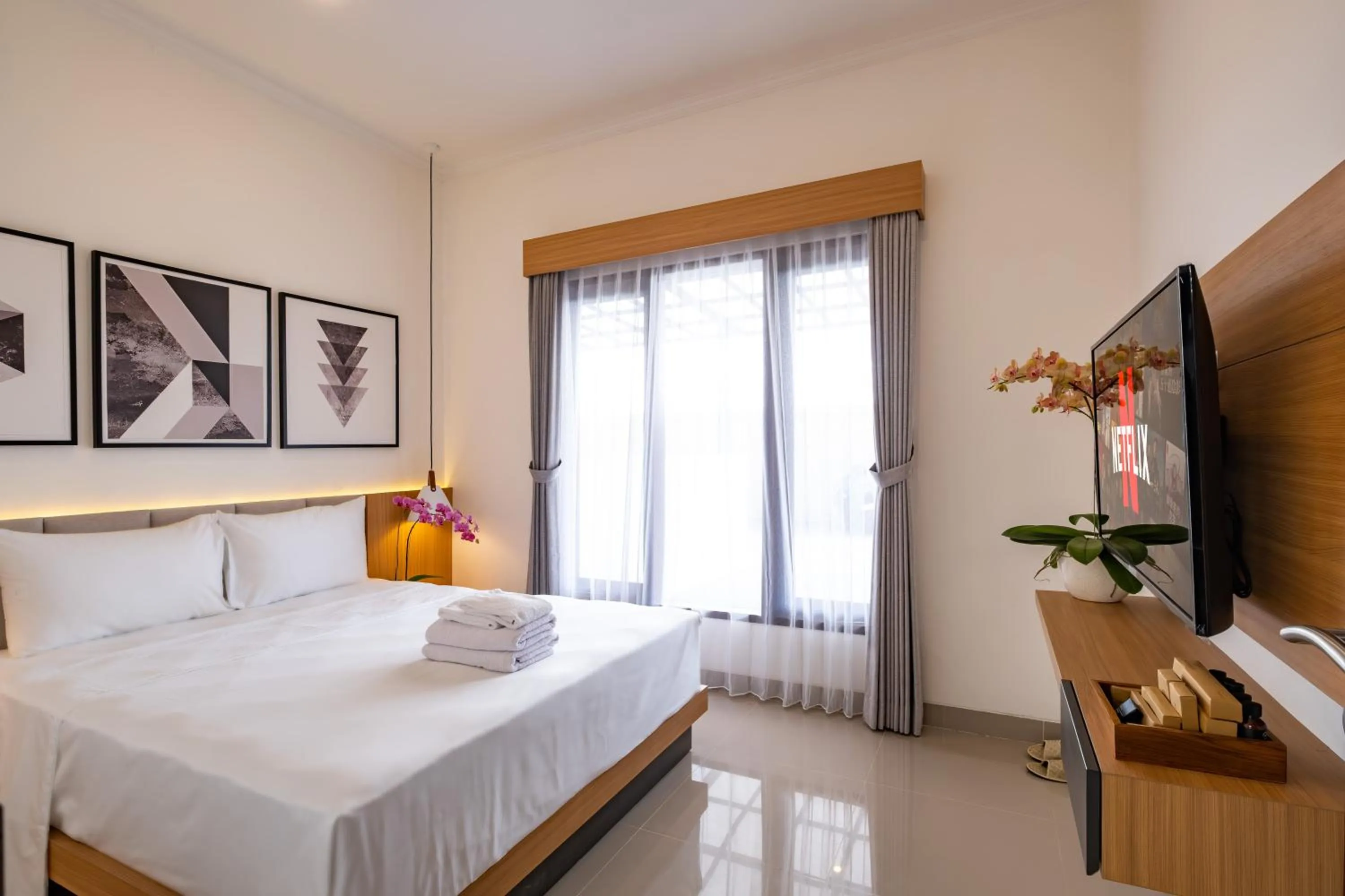 Bed in Taman Seminyak Suites