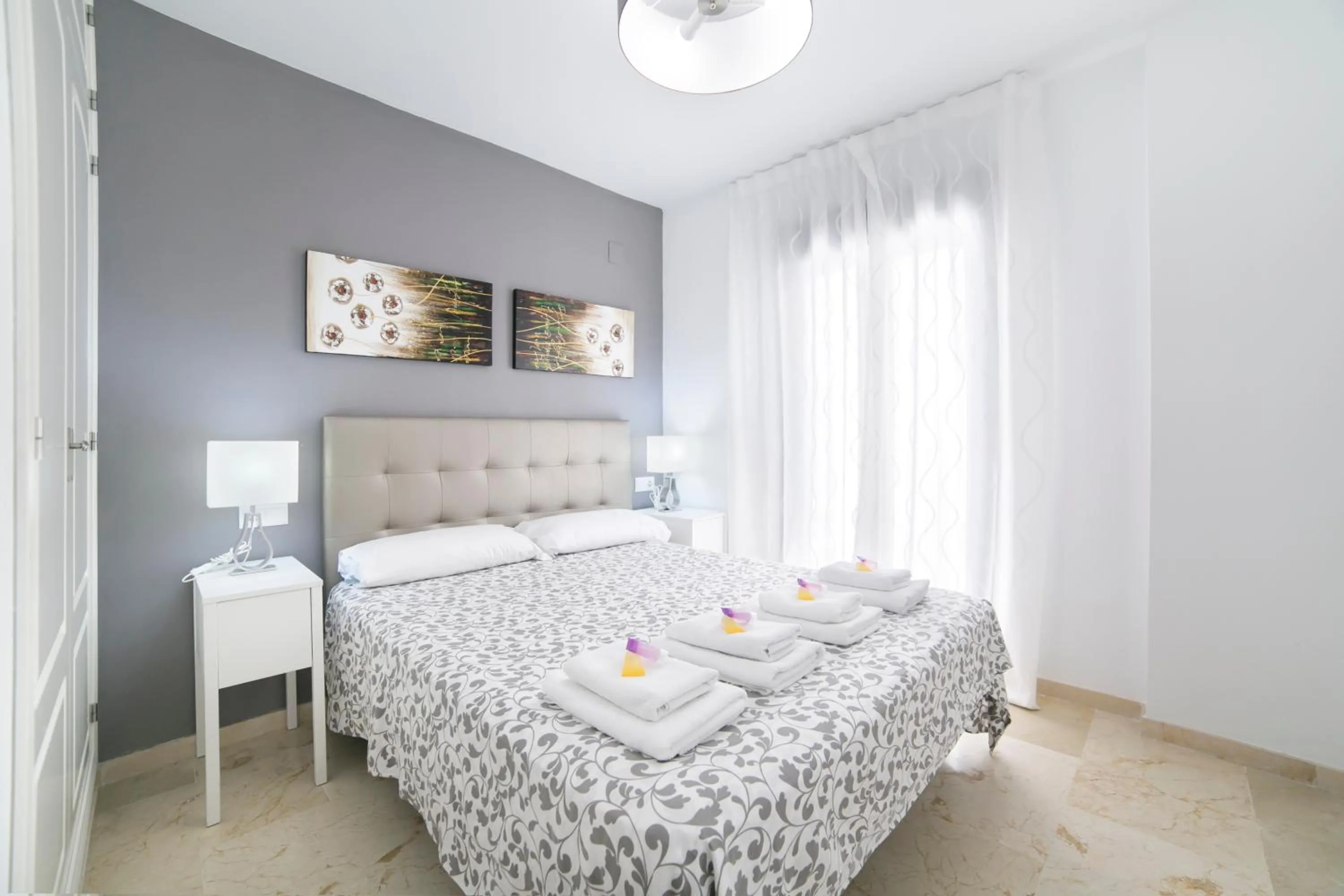 Bedroom, Bed in Apartamentos Salamanca