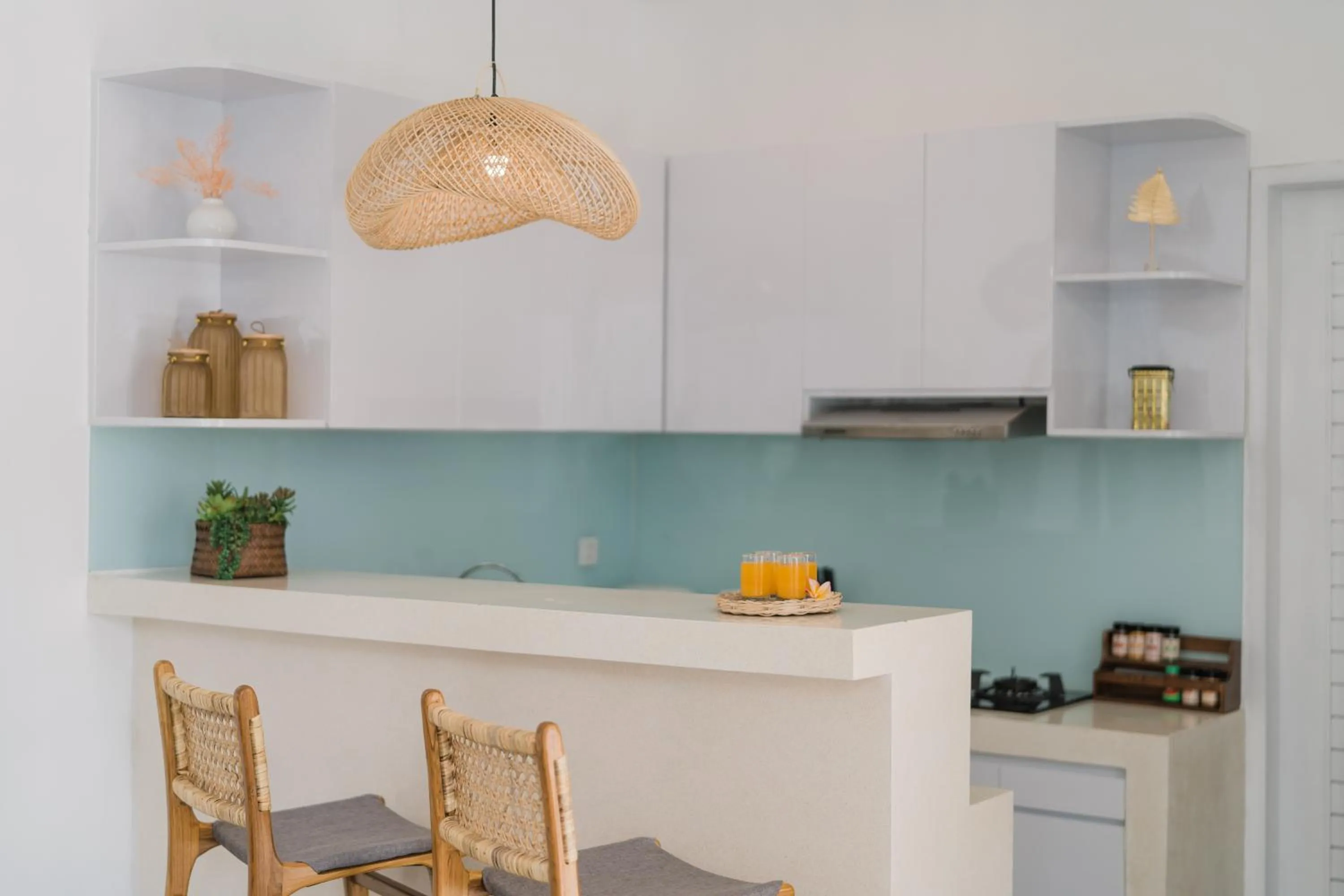 kitchen in Villa Noni Kerobokan - By Bali Lyfe Venture