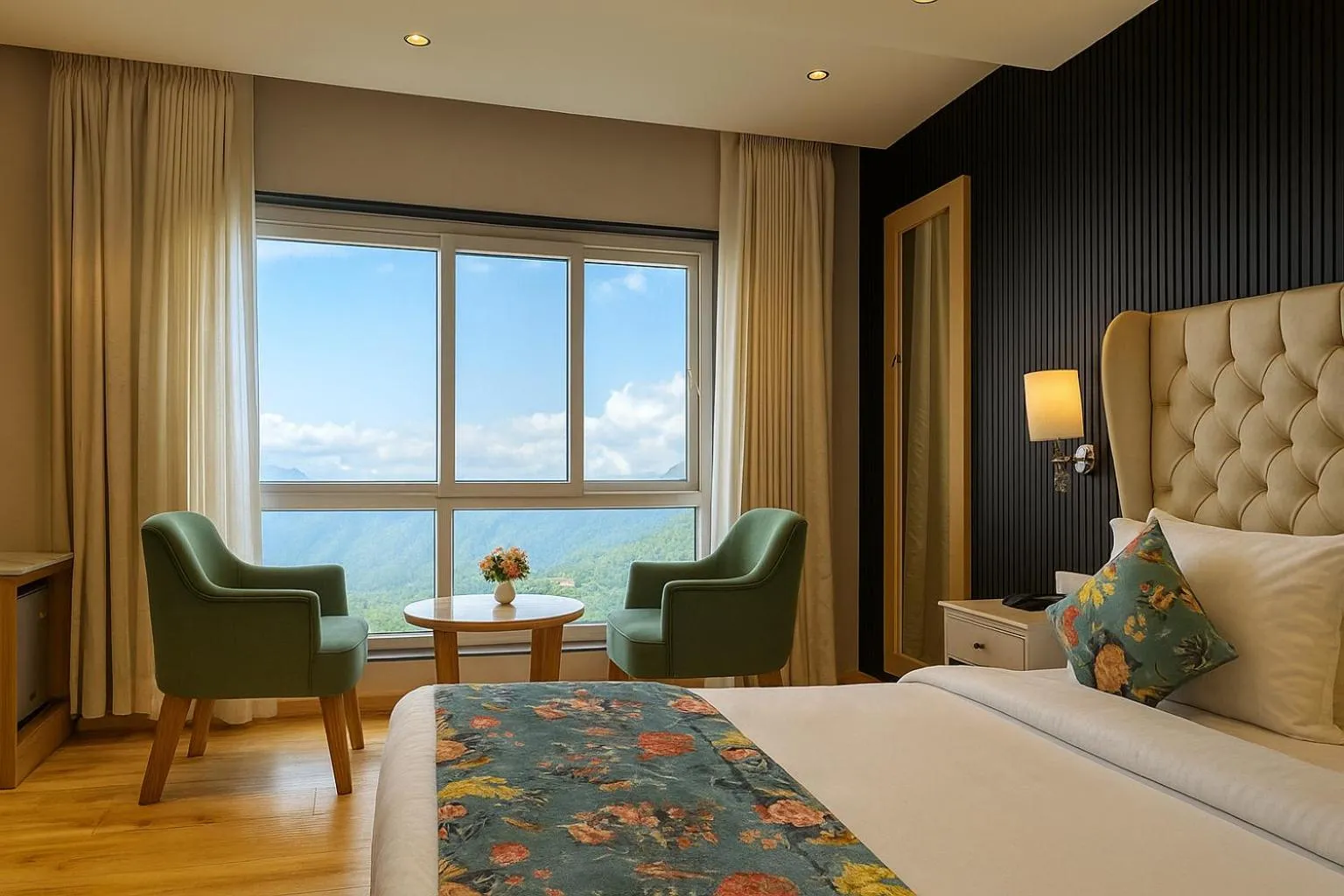 Bed in Hotel Rockland Residency