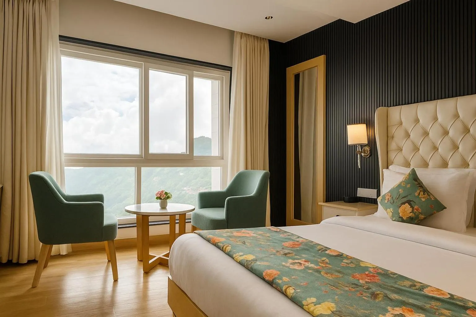 Bed in Hotel Rockland Residency