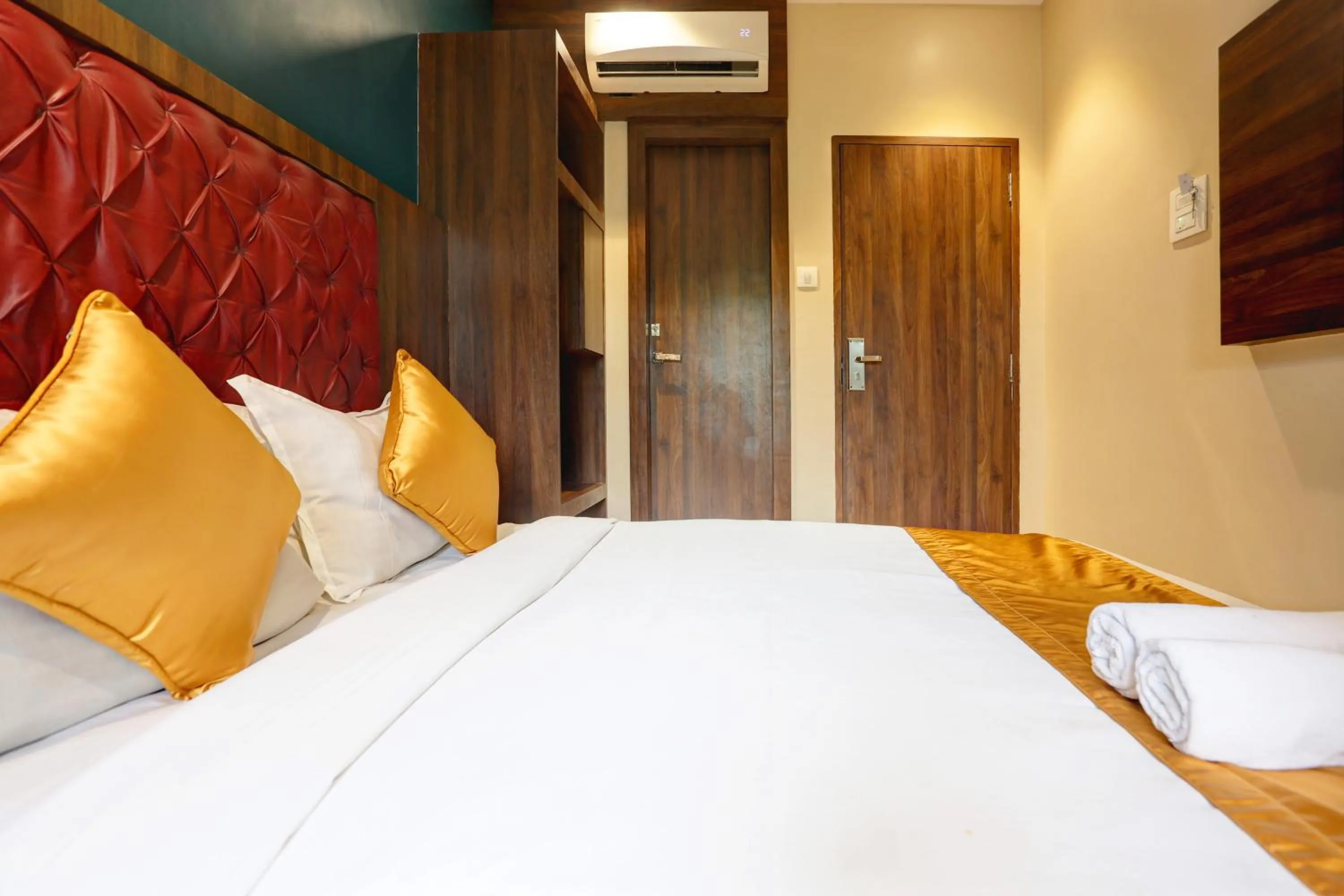 Bed in Hotel Sea Breeze