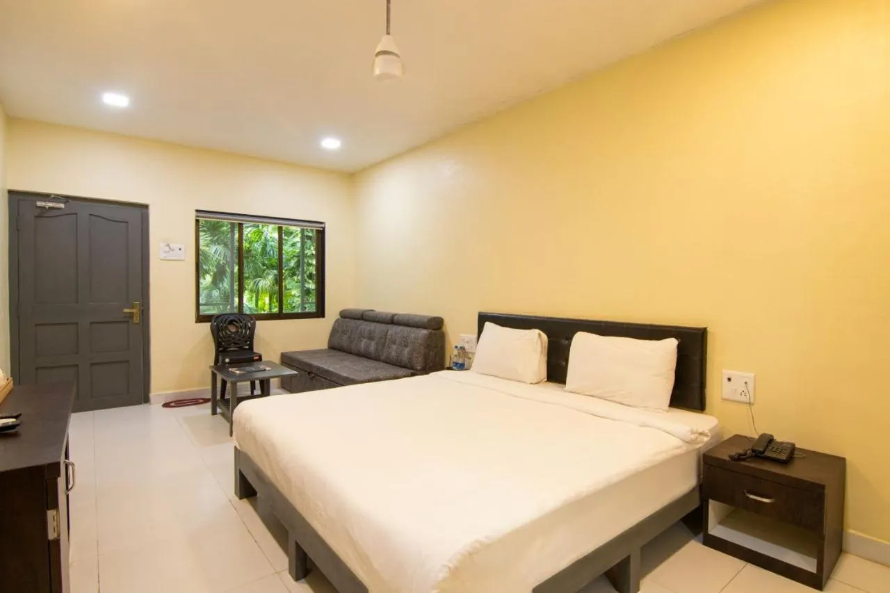 Bed in Silvanus Forest Retreat, Alibaug