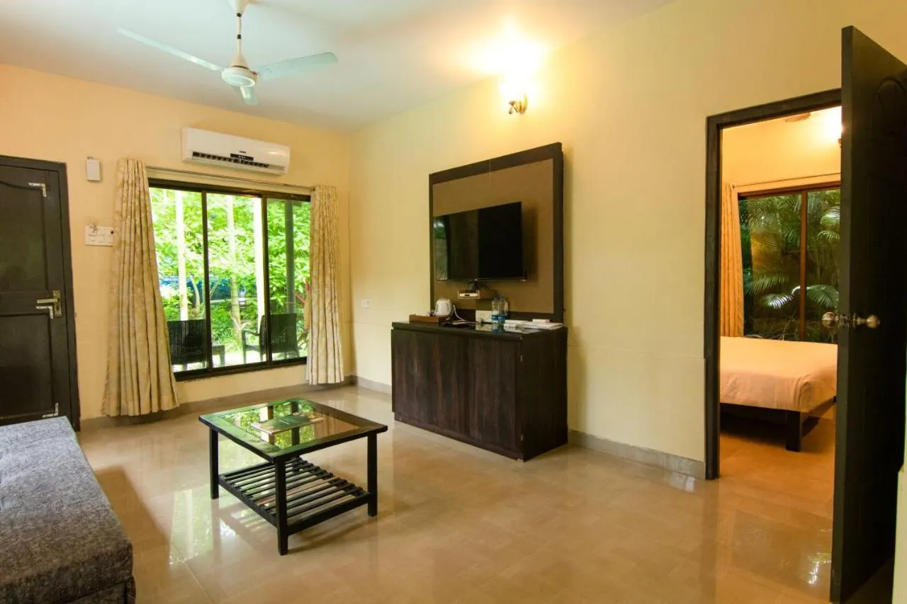 TV and multimedia in Silvanus Forest Retreat, Alibaug