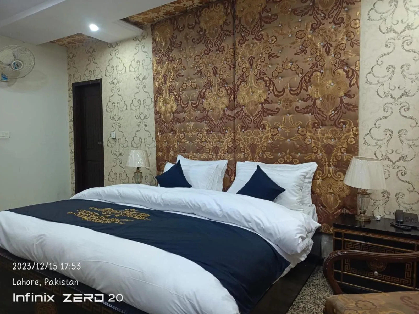 Bed in Grand AlFateh Hotel