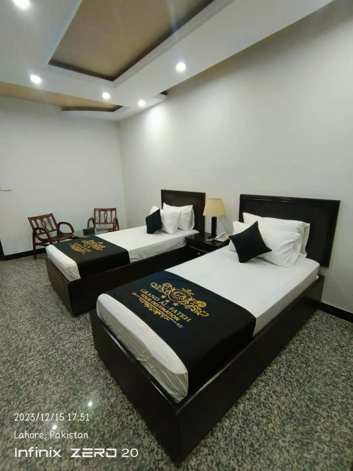 Photo of the whole room, Bed in Grand AlFateh Hotel