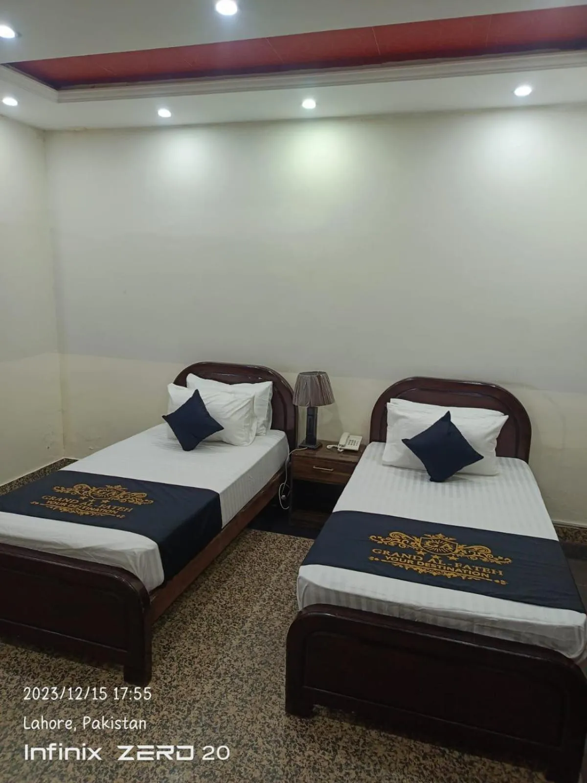 Bed in Grand AlFateh Hotel