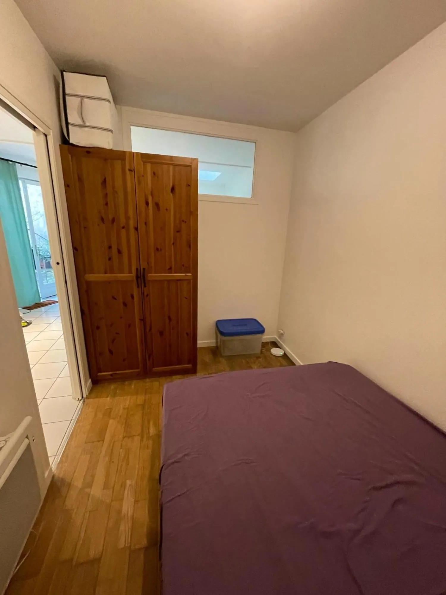Bedroom, Bed in T2 proche Paris - stade de France - métro 13 - RDC