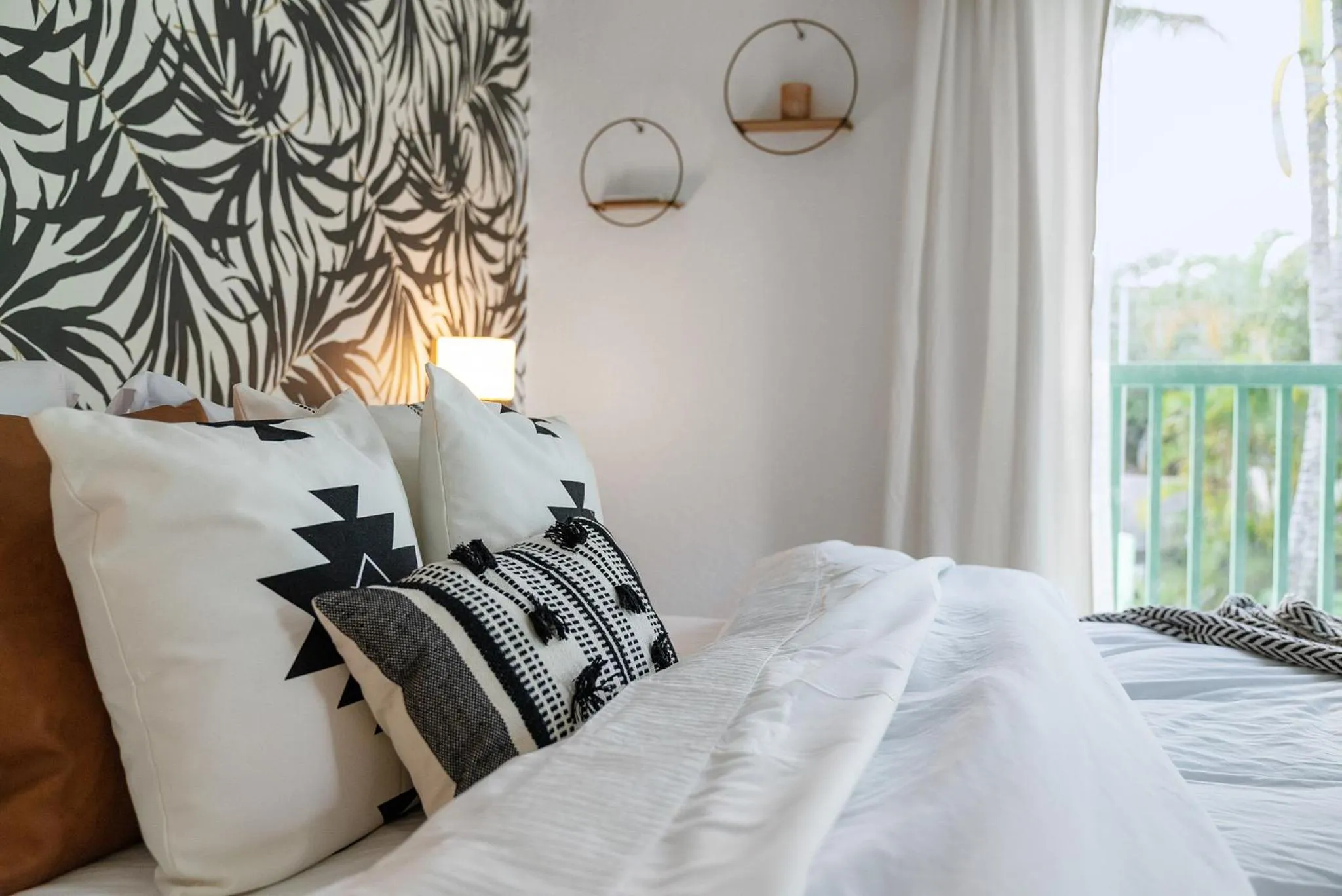 Bed in Las Olas Guest House