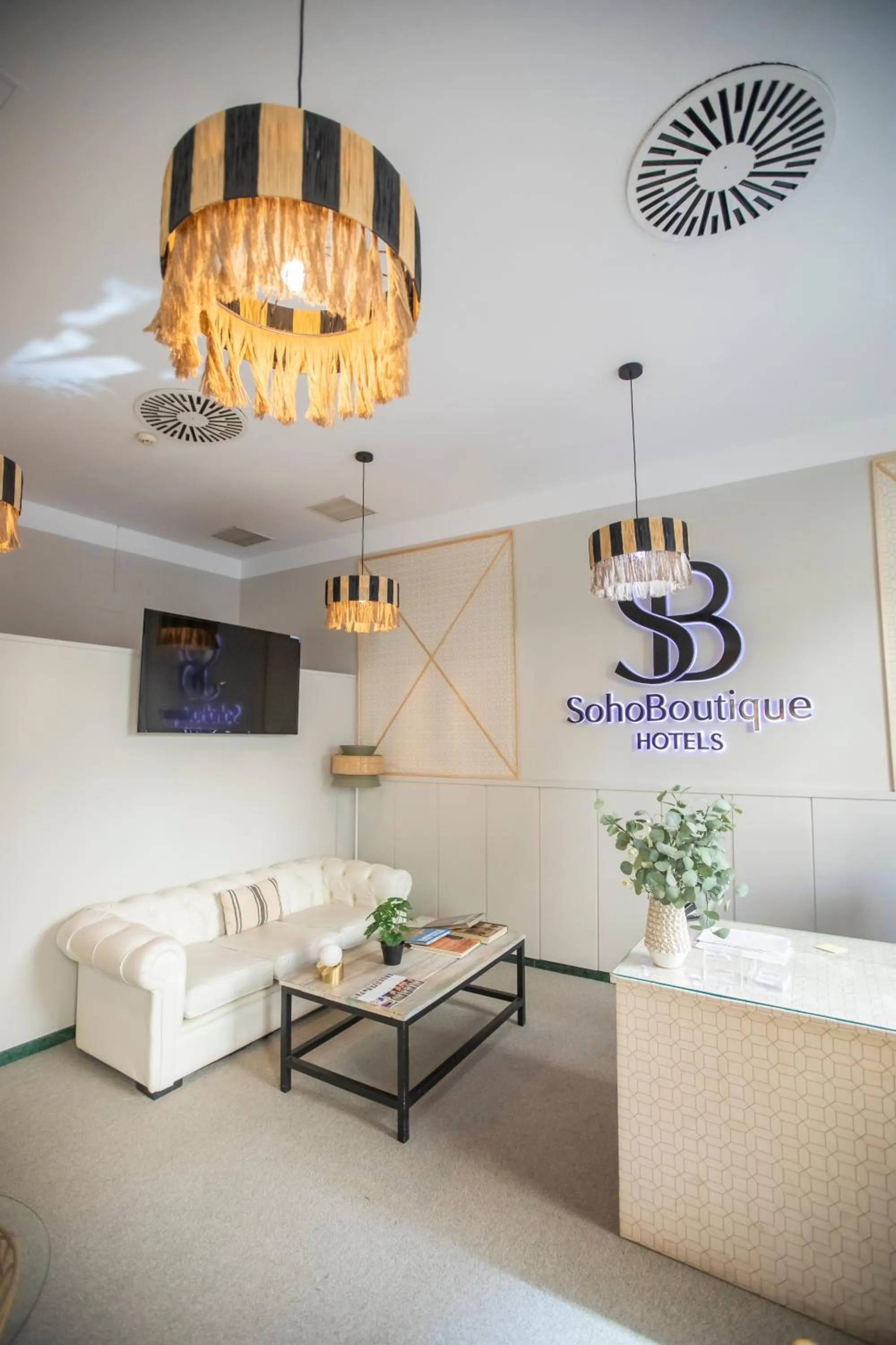Lobby or reception in Soho Boutique Malaga