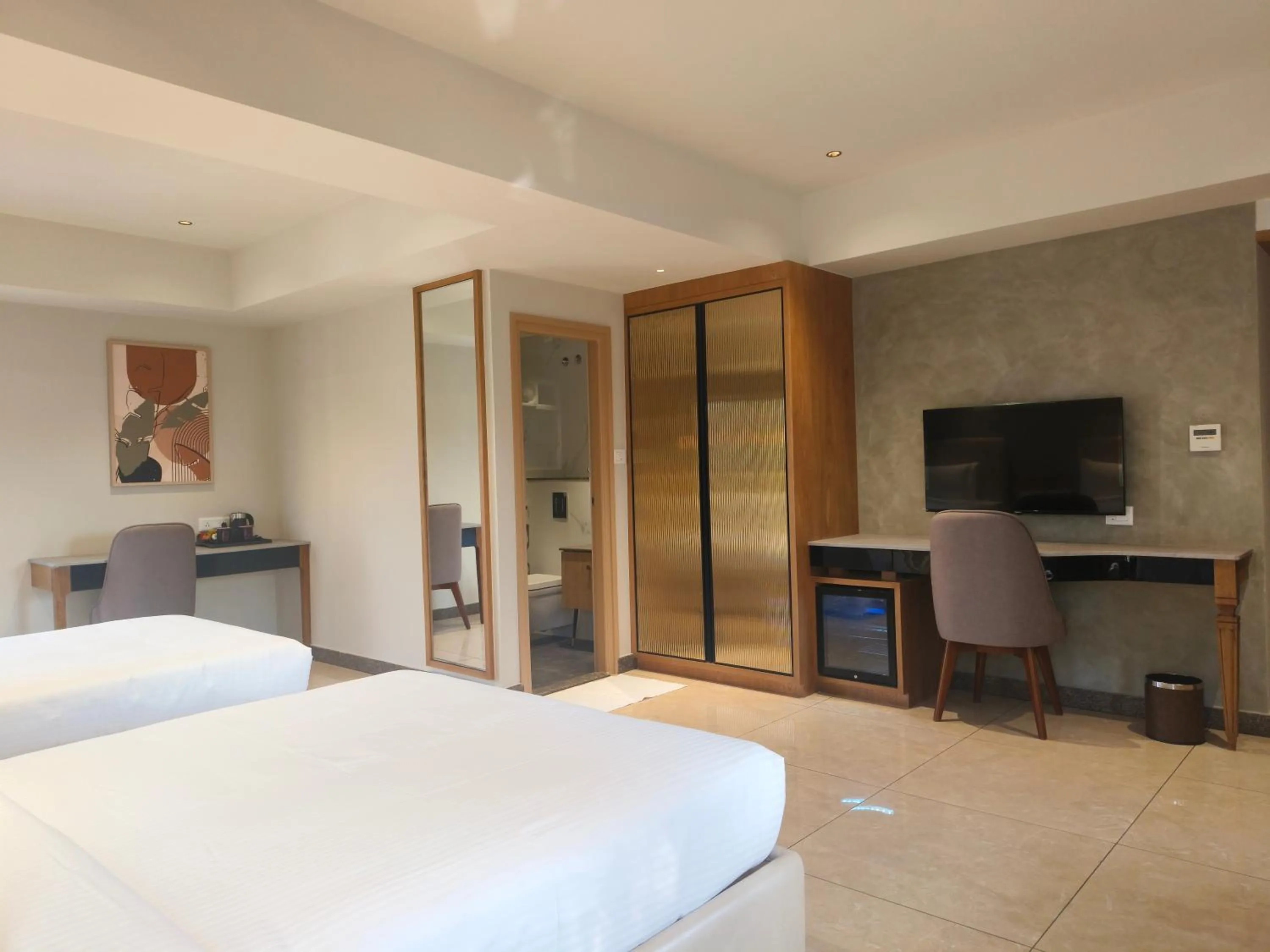 Bed in Hotel Le Opera