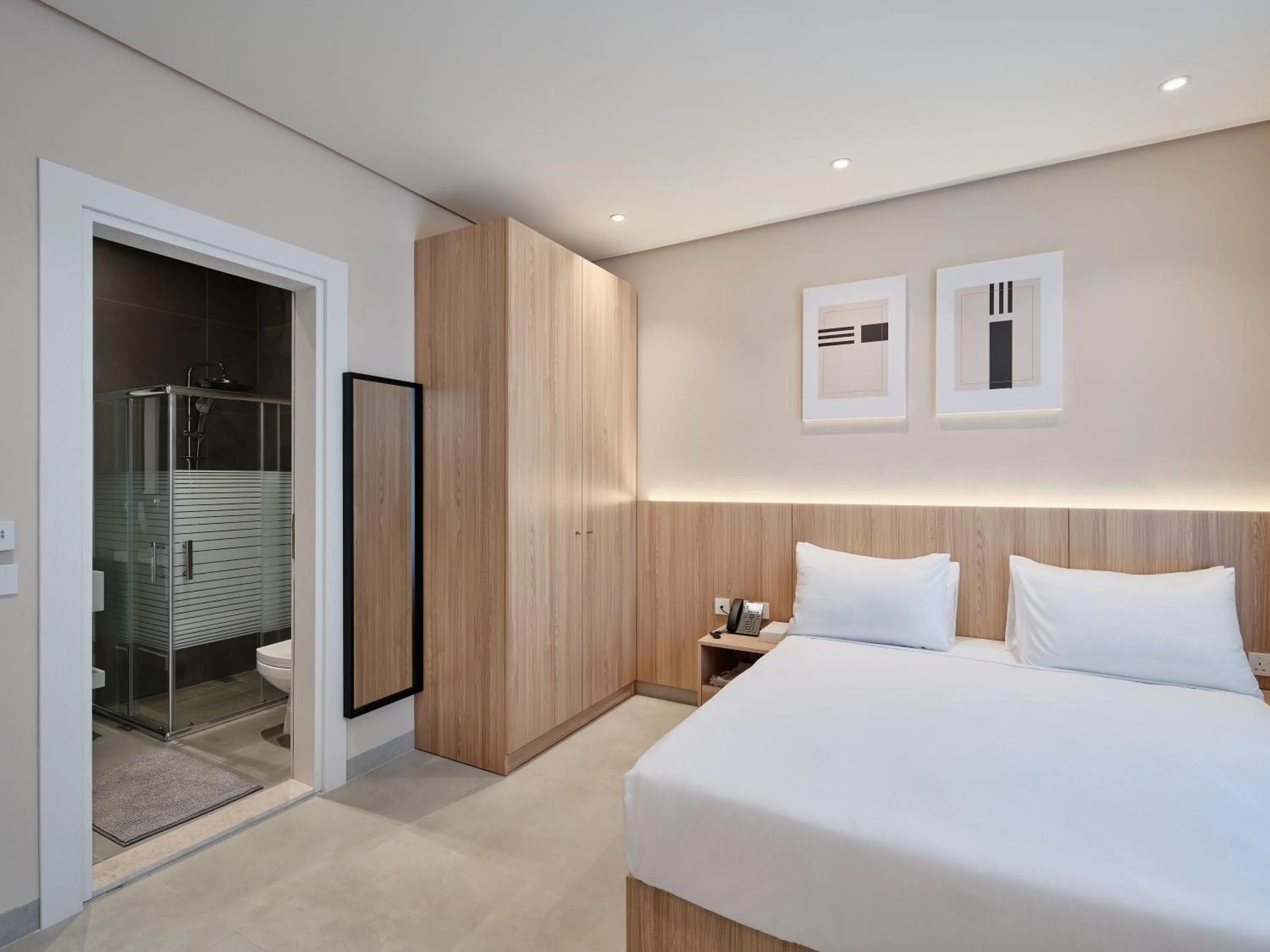 Bed in The Code Residence - ذا كود ريزيدنس