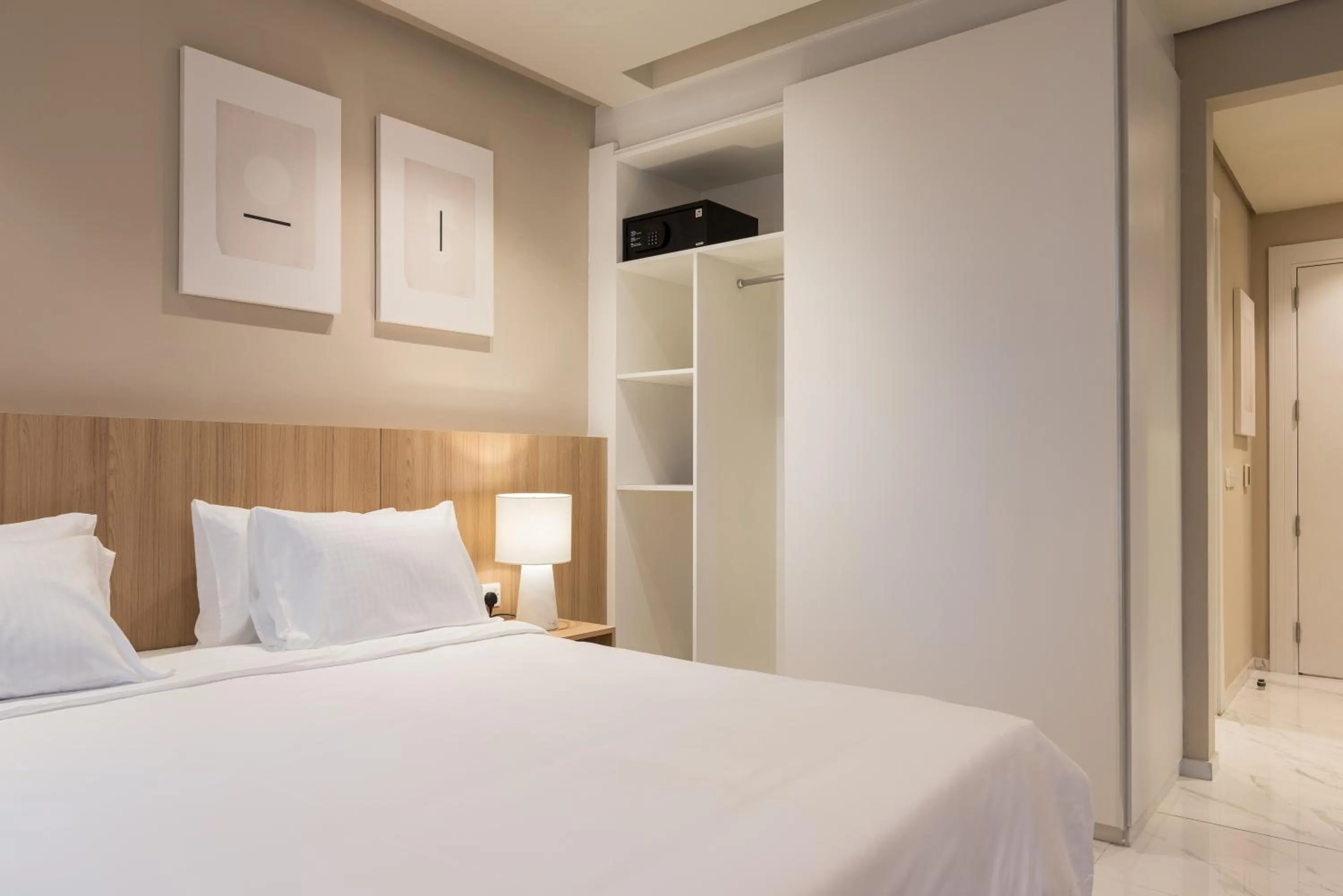 Bed in The Code Residence - ذا كود ريزيدنس