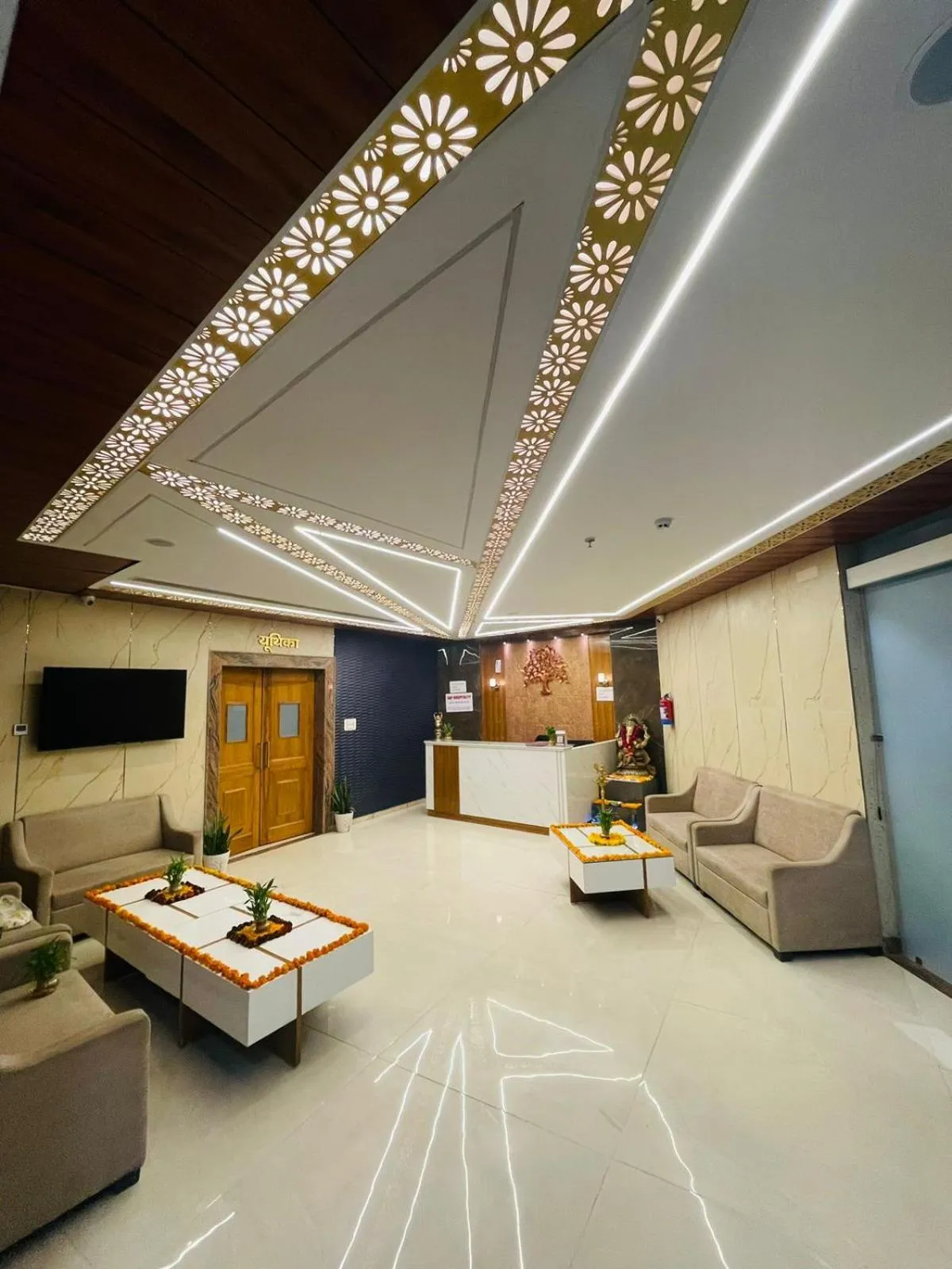 Seating area in The Ecstasy Hotel