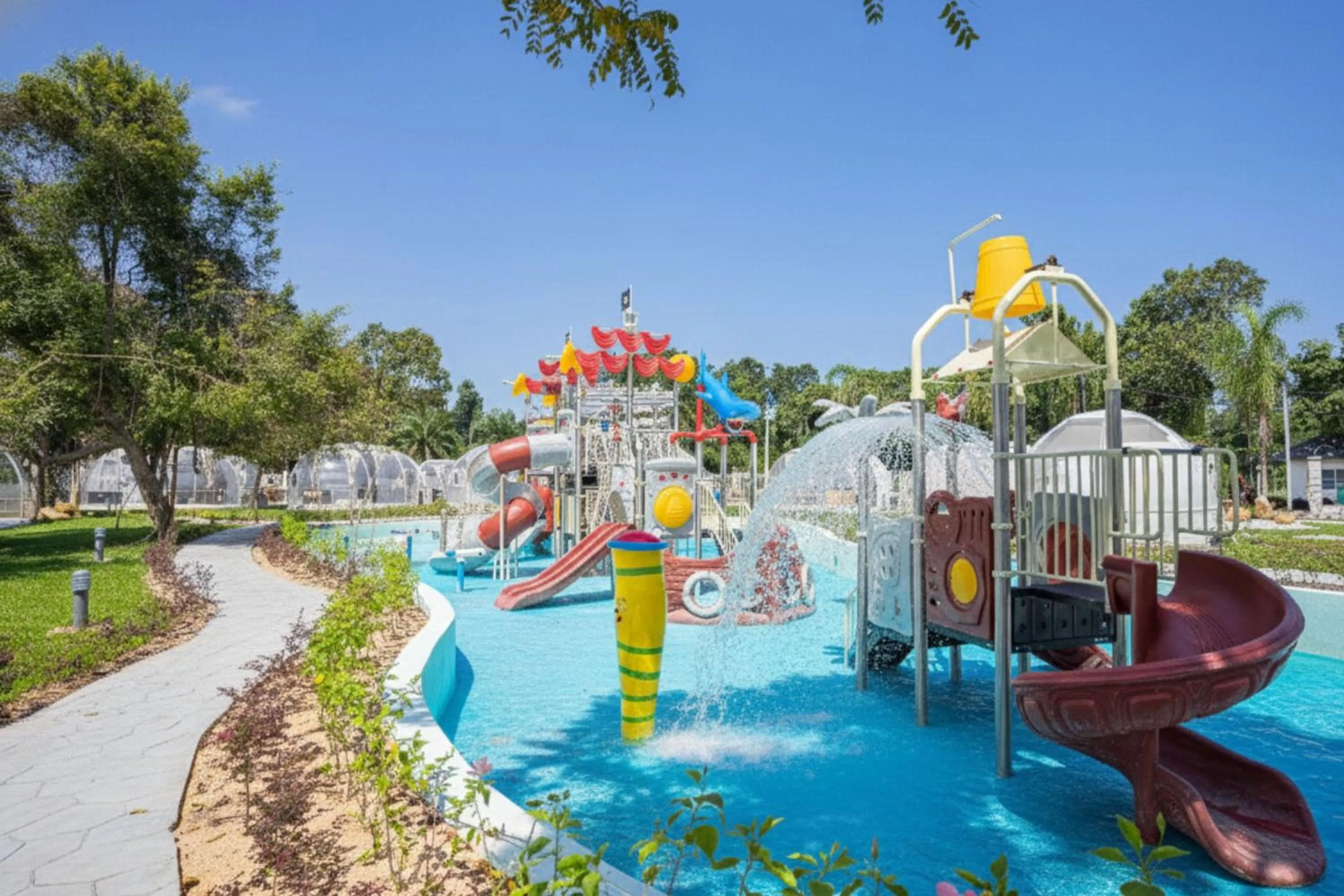 Aqua park in BIDONG VIEW RESORT