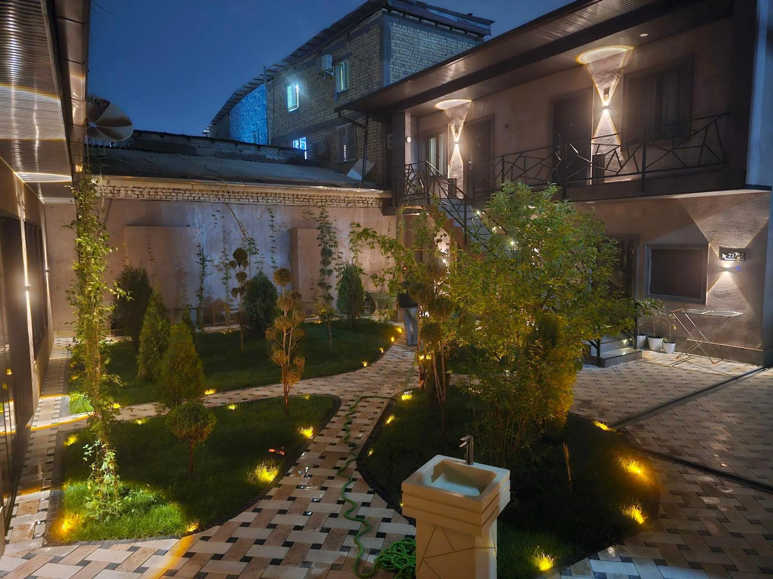 Garden view in Homy House Hotel