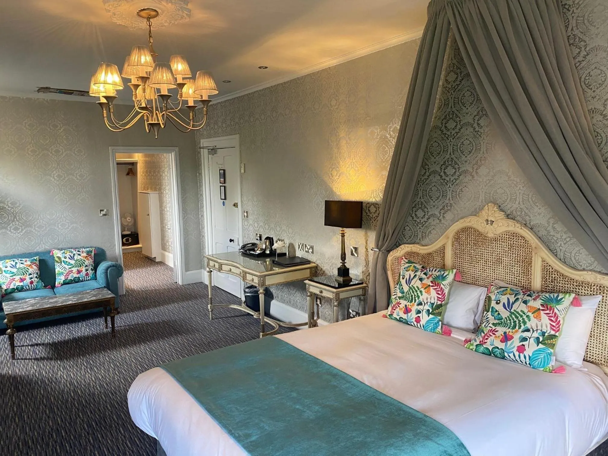 Bedroom, Bed in Ruthin Castle Hotel and Spa