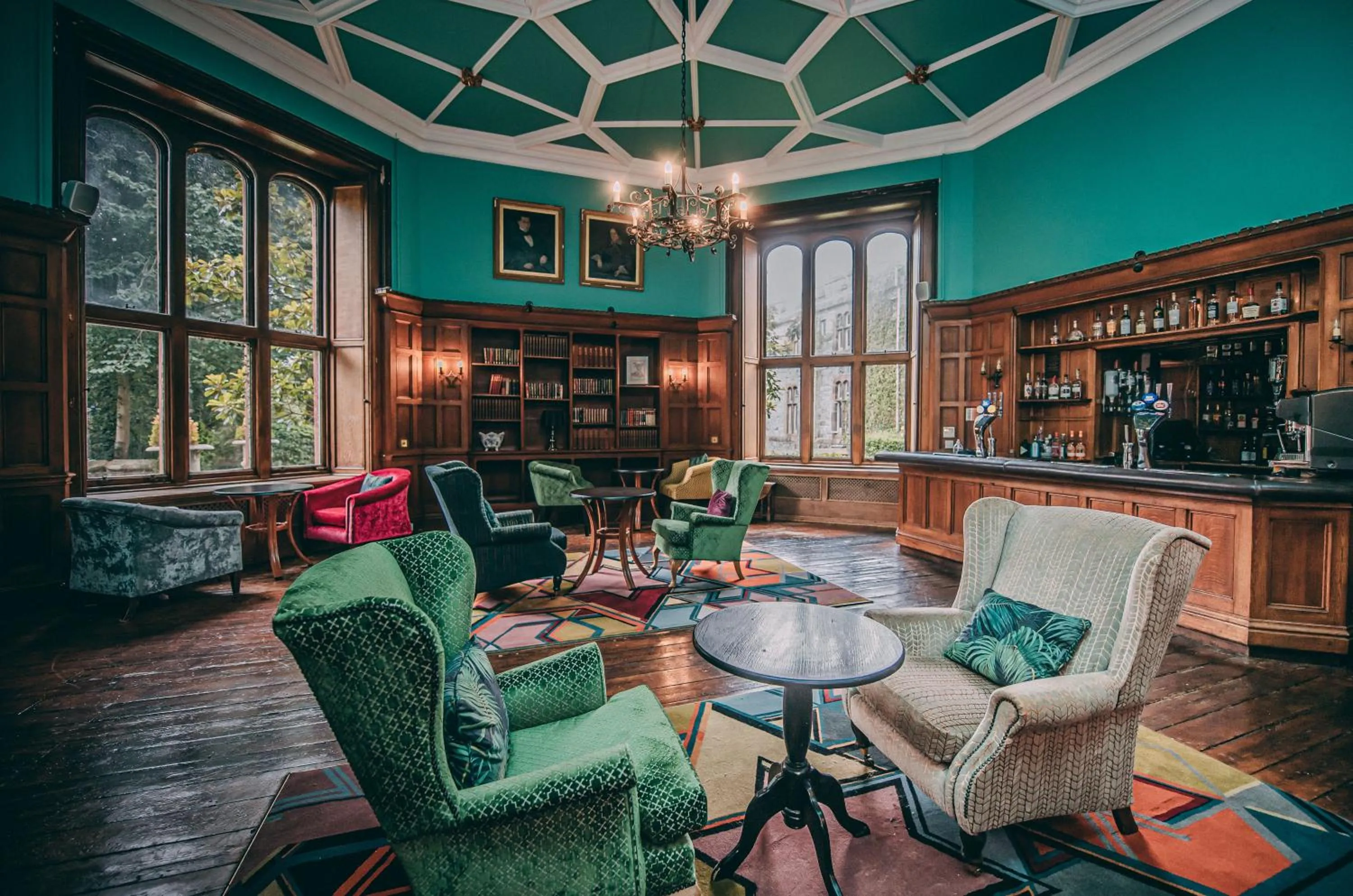 Lounge or bar in Ruthin Castle Hotel and Spa