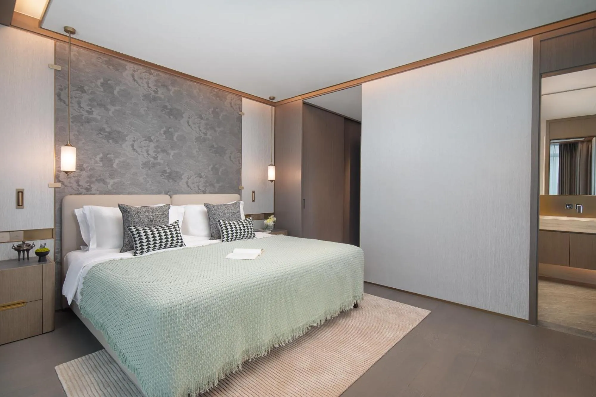 Bedroom, Bed in Ascott Pazhou Guangzhou