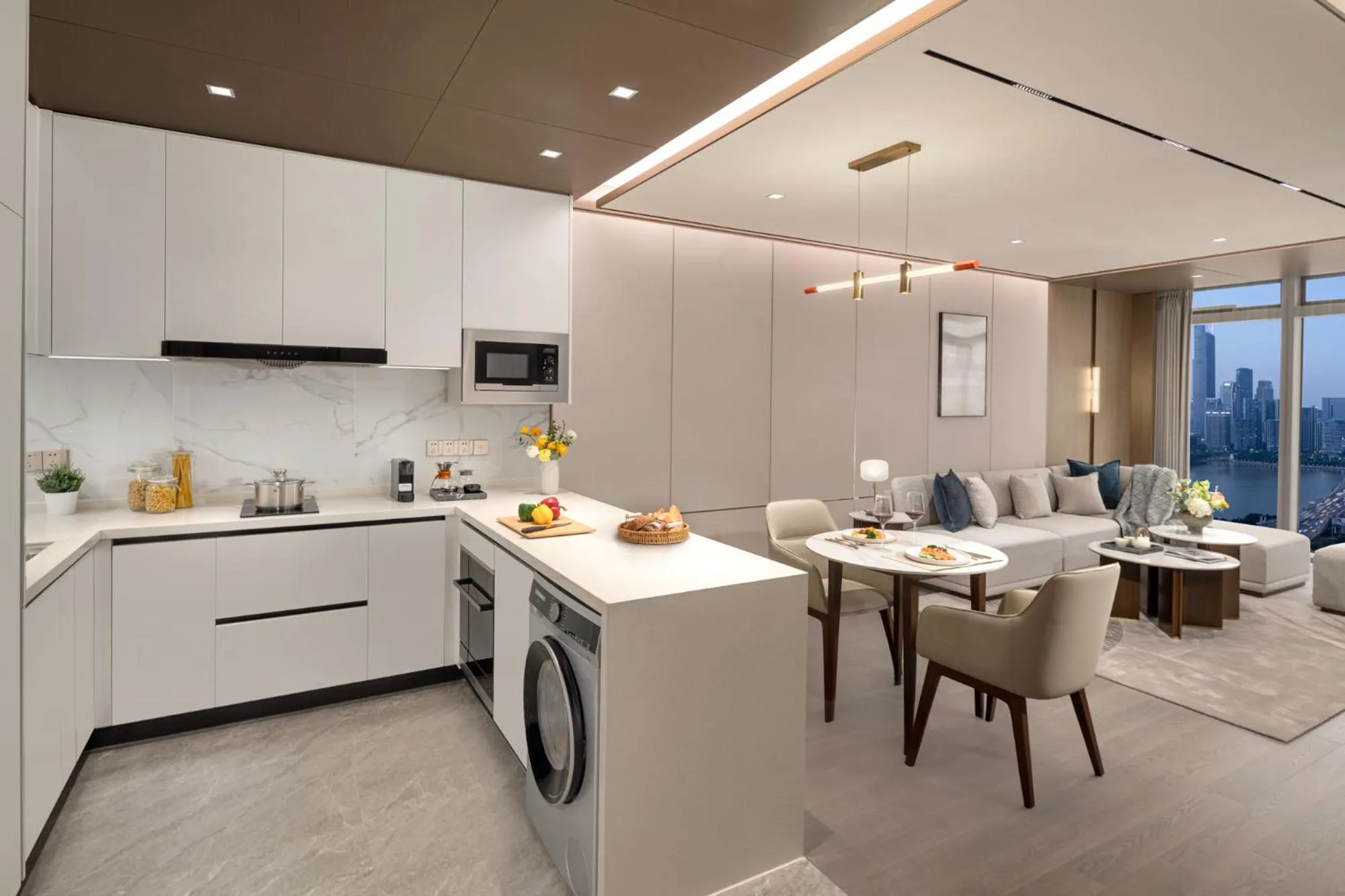 Kitchen or kitchenette in Ascott Pazhou Guangzhou