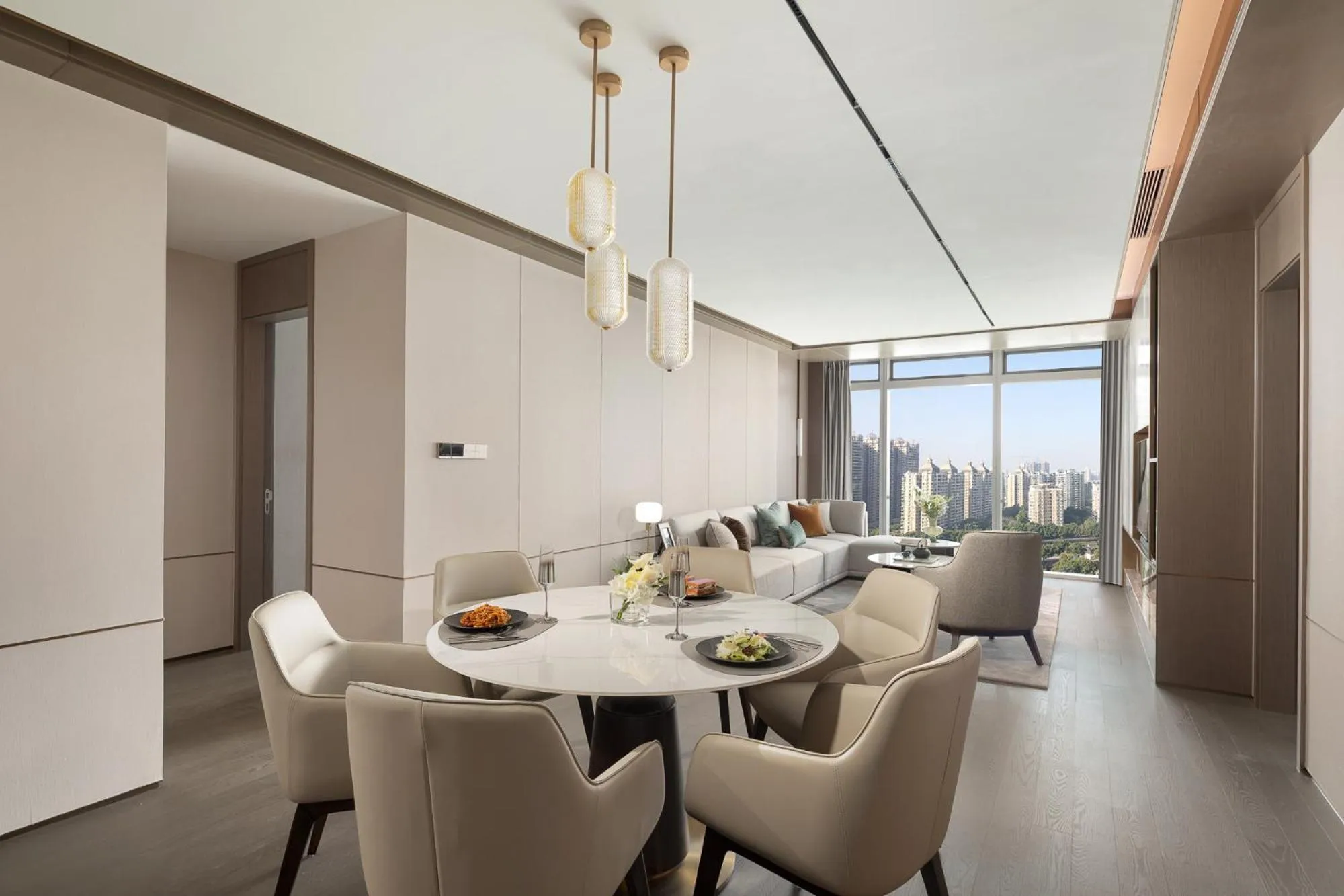 Living room in Ascott Pazhou Guangzhou