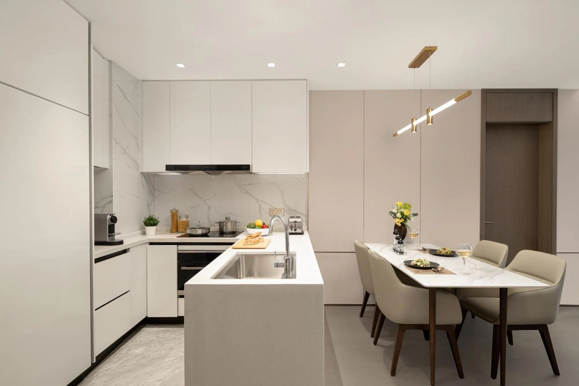 Kitchen or kitchenette in Ascott Pazhou Guangzhou