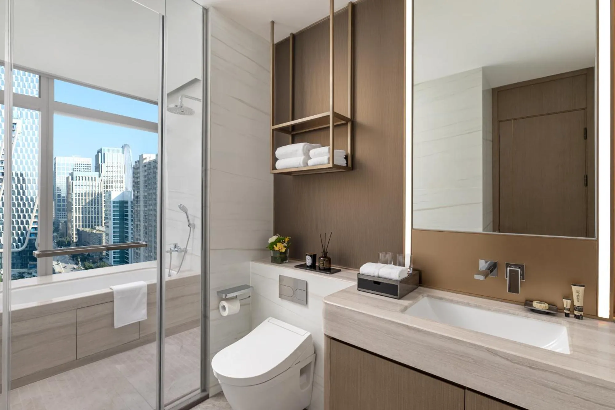 Bathroom in Ascott Pazhou Guangzhou