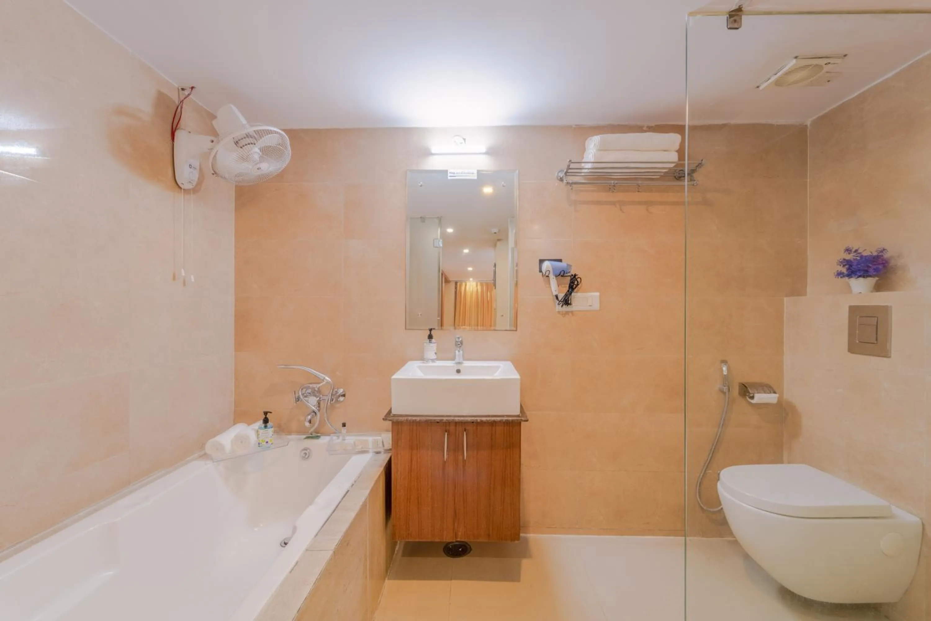 Bathroom in Treebo Premium Vinnie - Near Airport