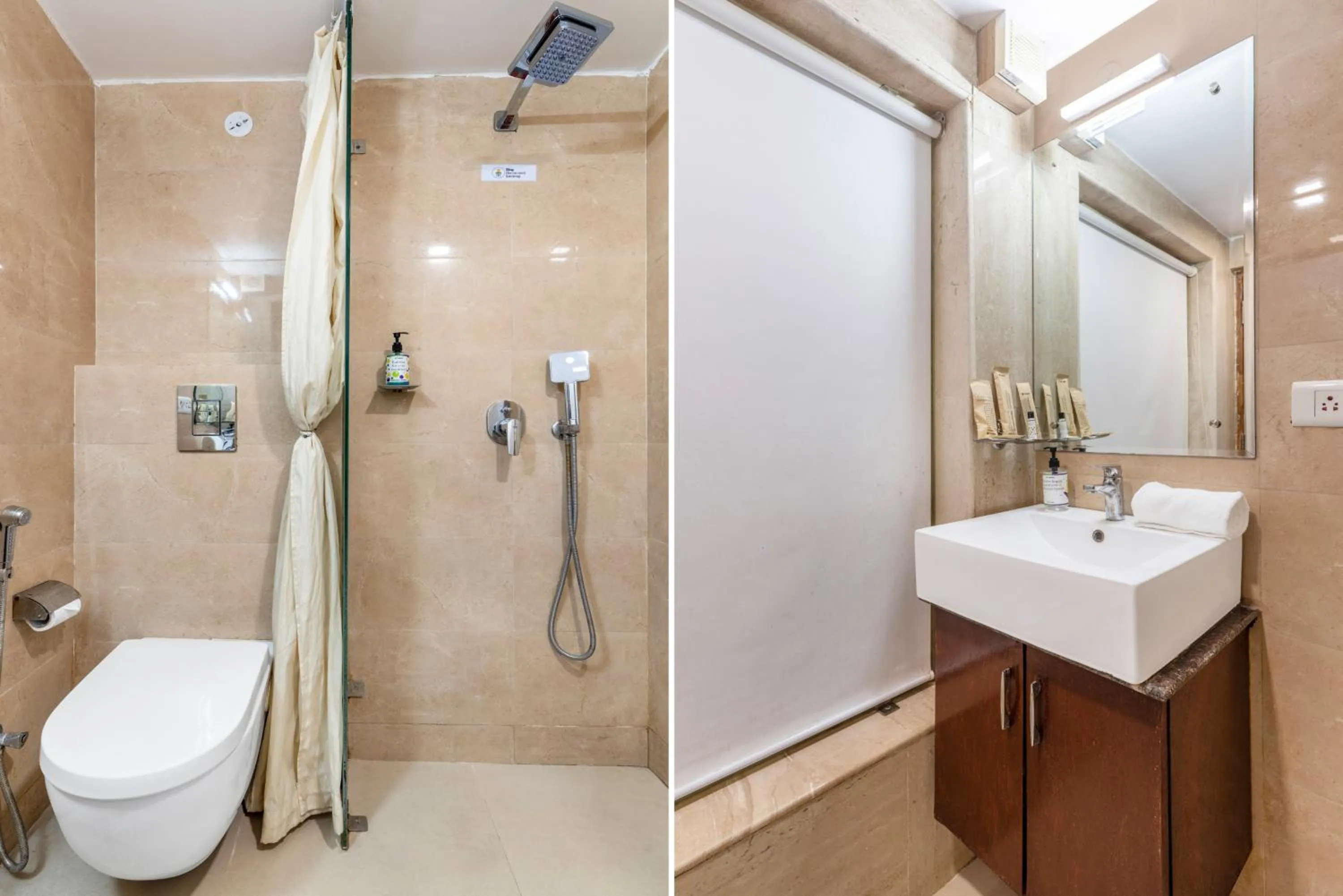 Bathroom in Treebo Premium Vinnie - Near Airport