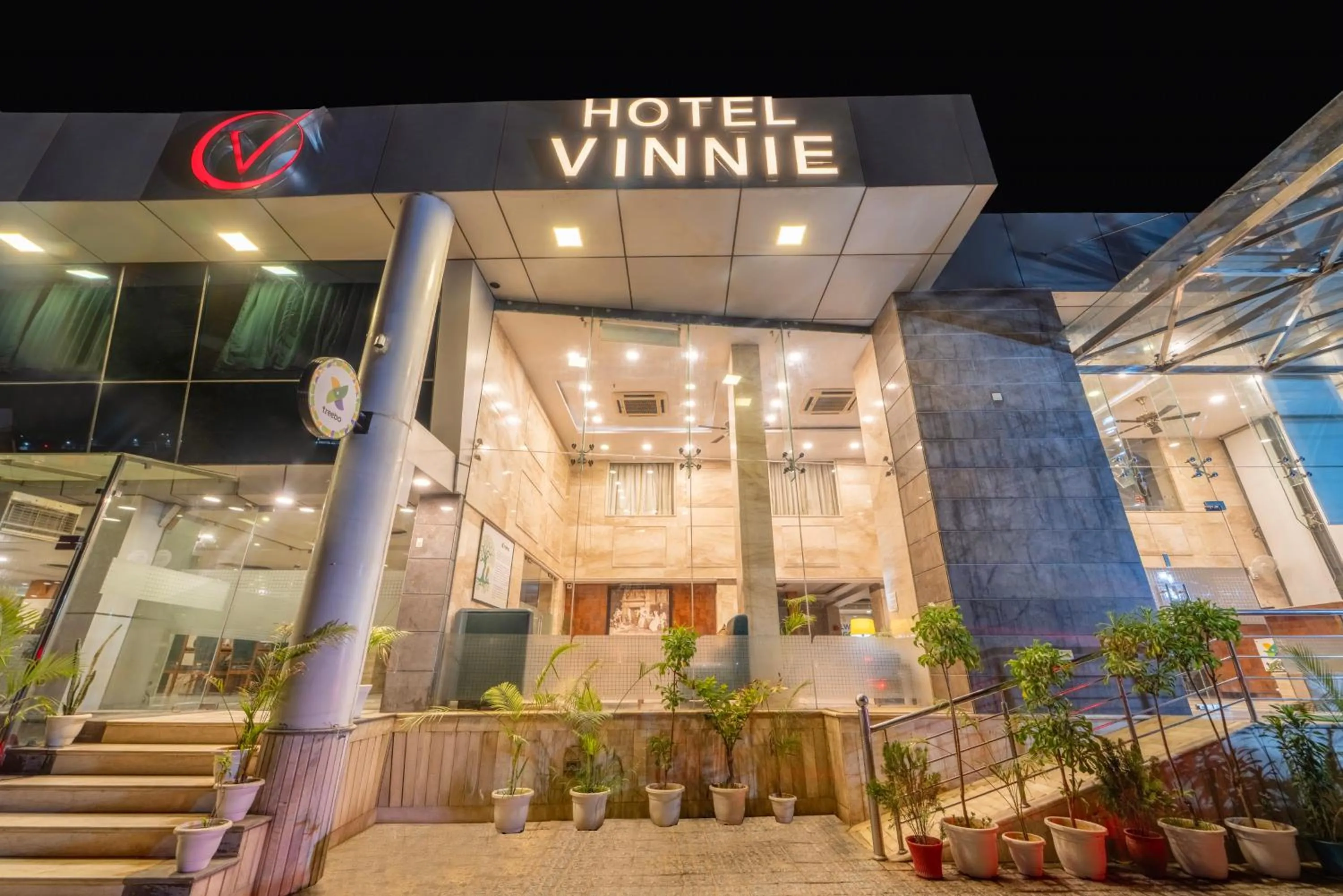 Property building in Treebo Premium Vinnie - Near Airport