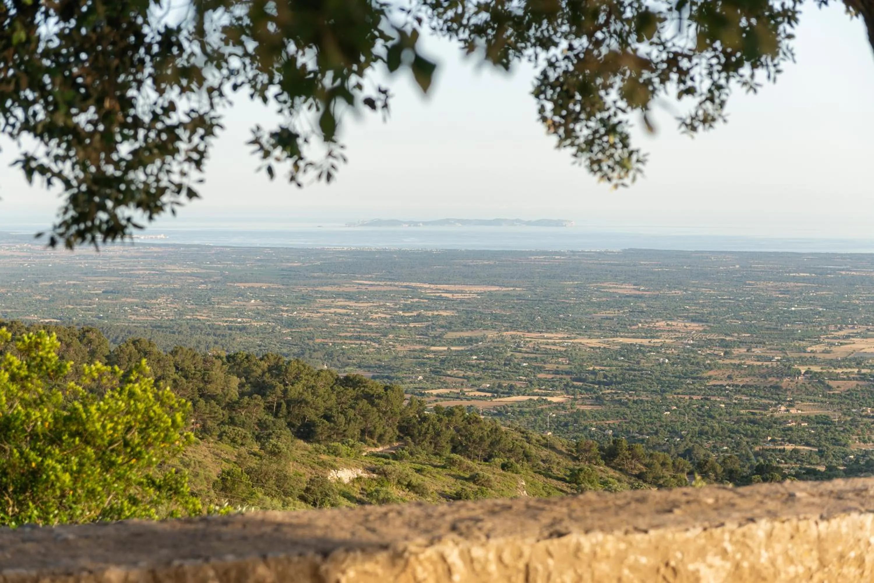Bird's eye view in Santuari de Cura