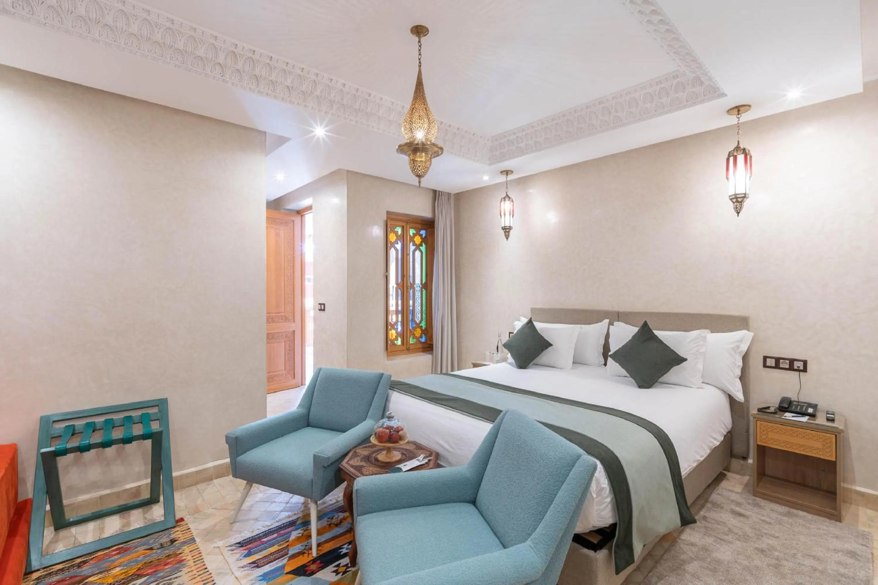 Photo of the whole room, Bed in Riad Atlas Palace & SPA