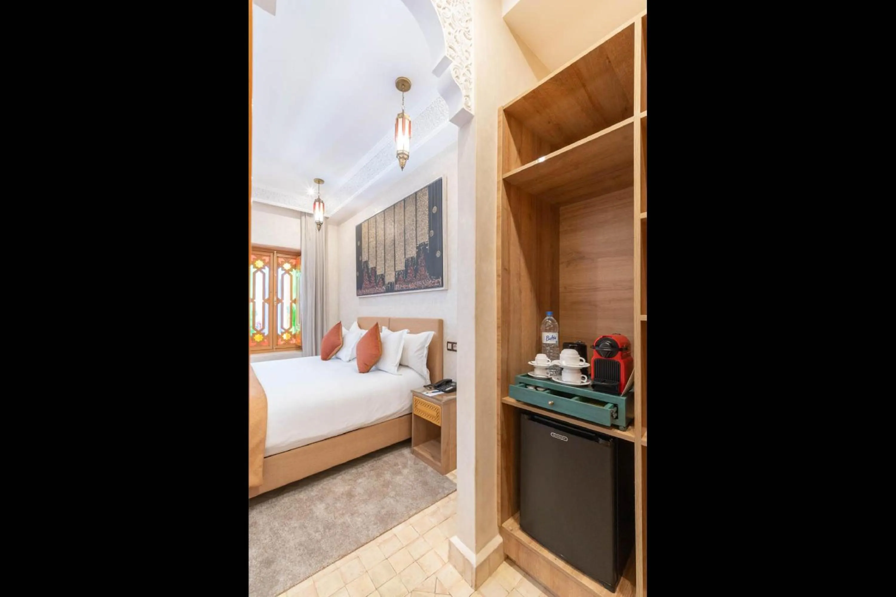 Bed in Riad Atlas Palace & SPA