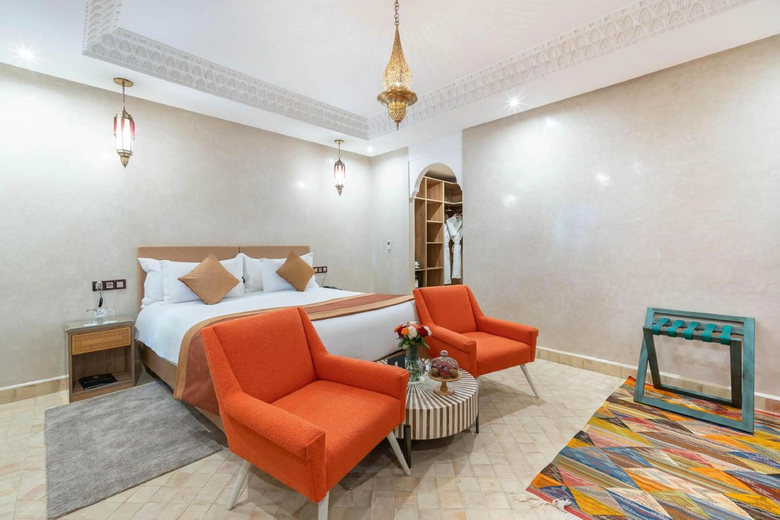 Photo of the whole room, Bed in Riad Atlas Palace & SPA