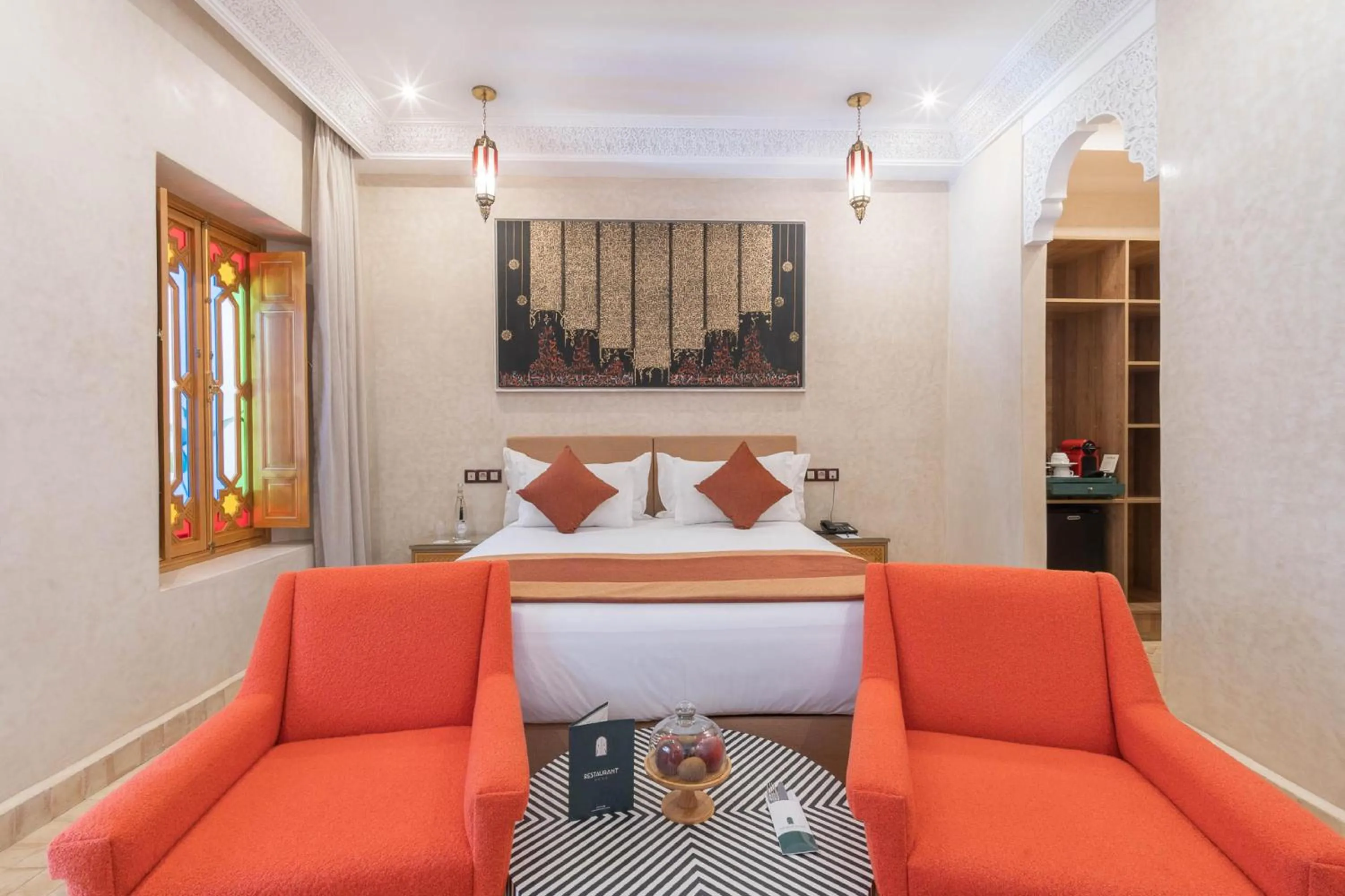 Photo of the whole room, Bed in Riad Atlas Palace & SPA