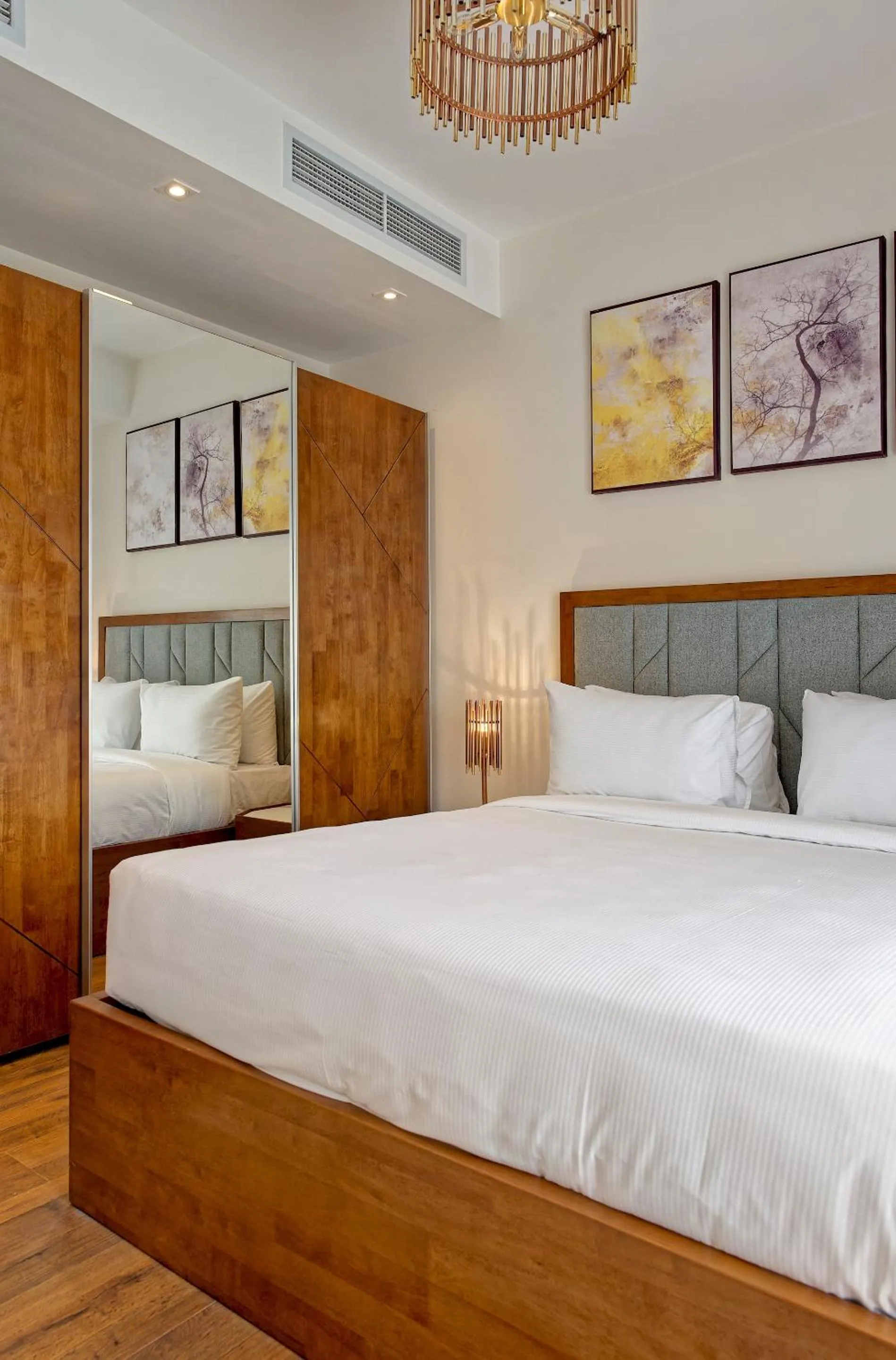 Bed in VESTA - Cairo Festival City Residence