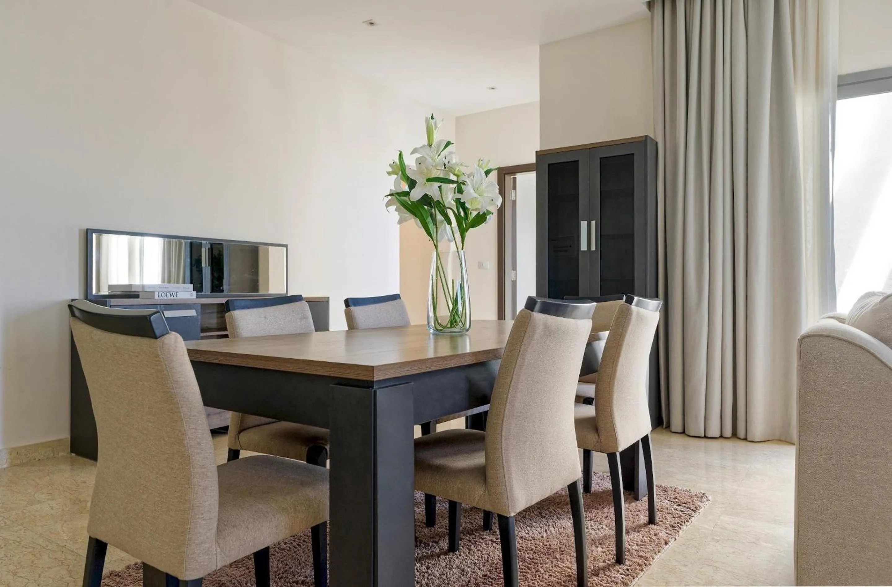 Dining area in VESTA - Cairo Festival City Residence