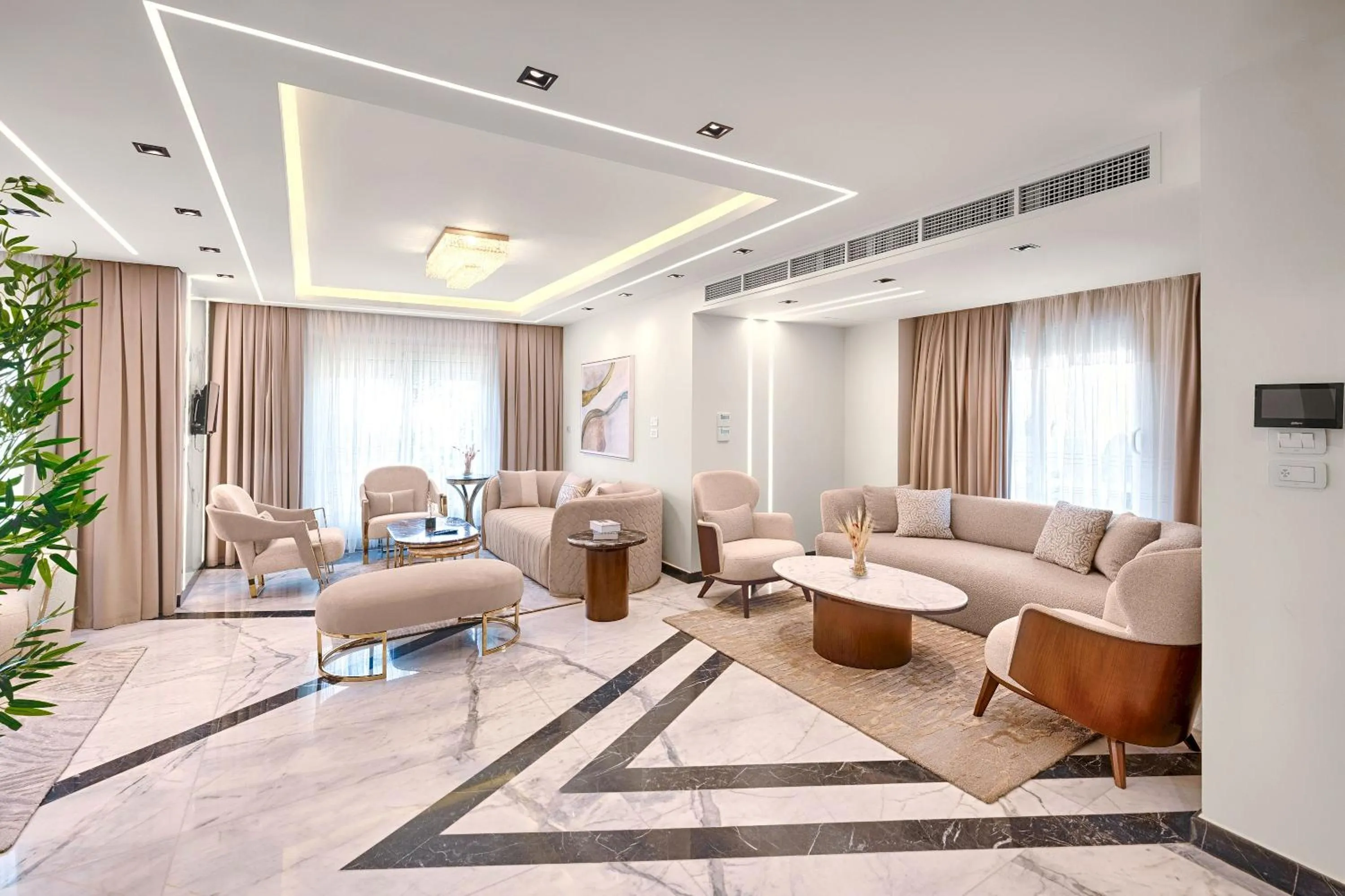 Living room in VESTA - Cairo Festival City Residence