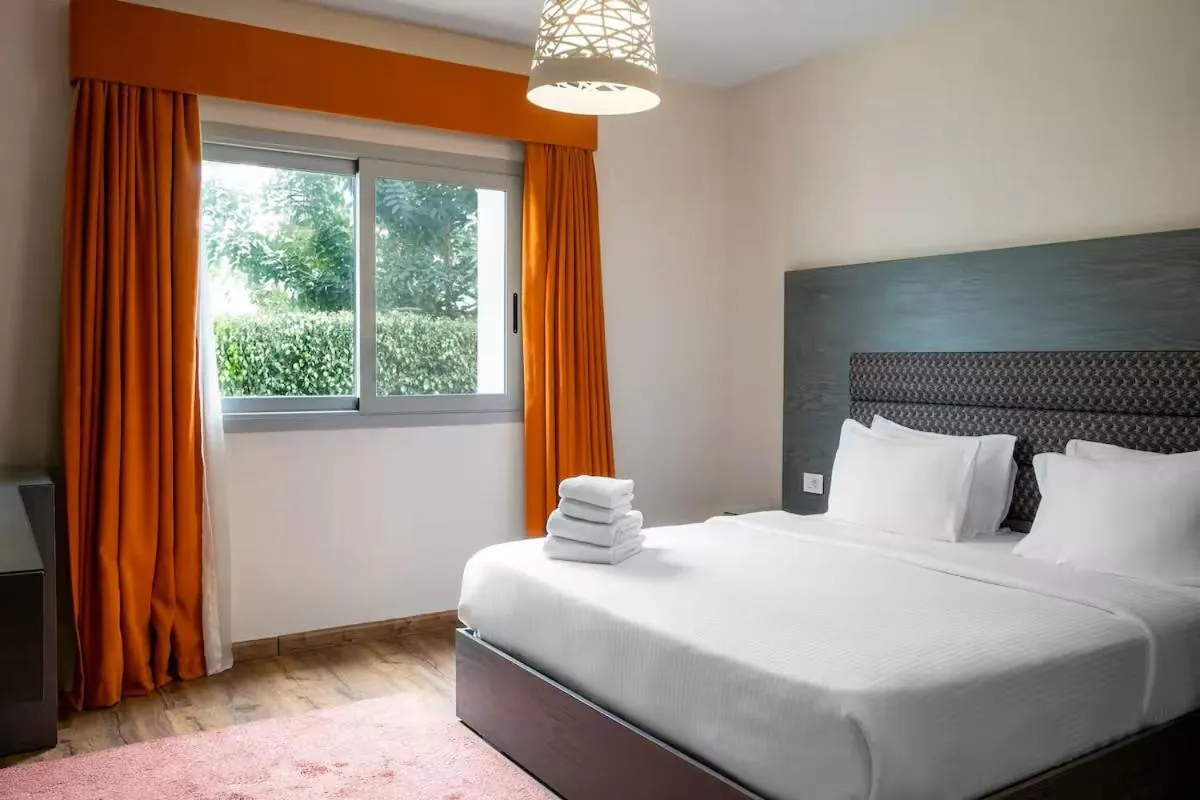 Bed in VESTA - Cairo Festival City Residence