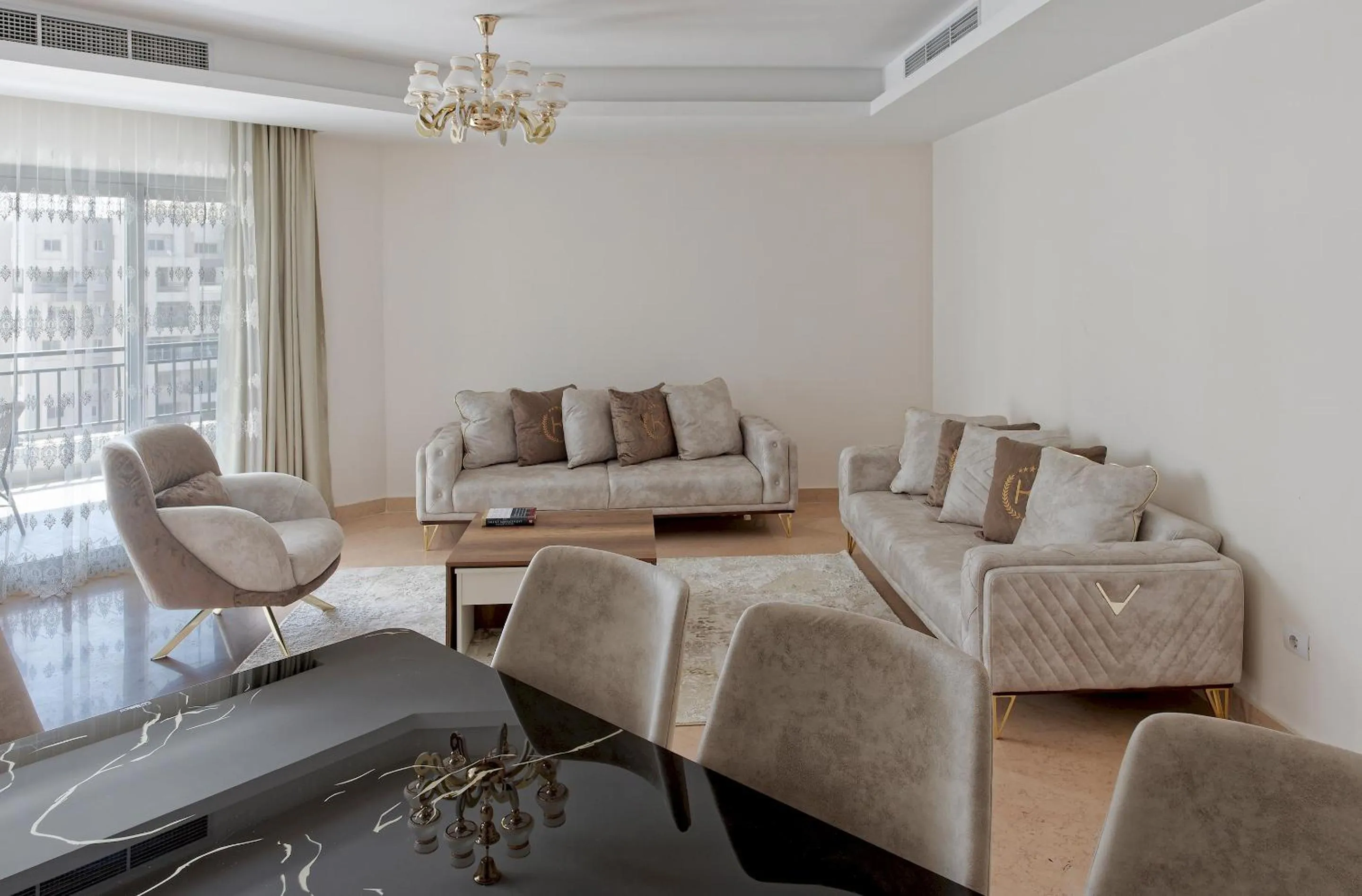 Living room in VESTA - Cairo Festival City Residence