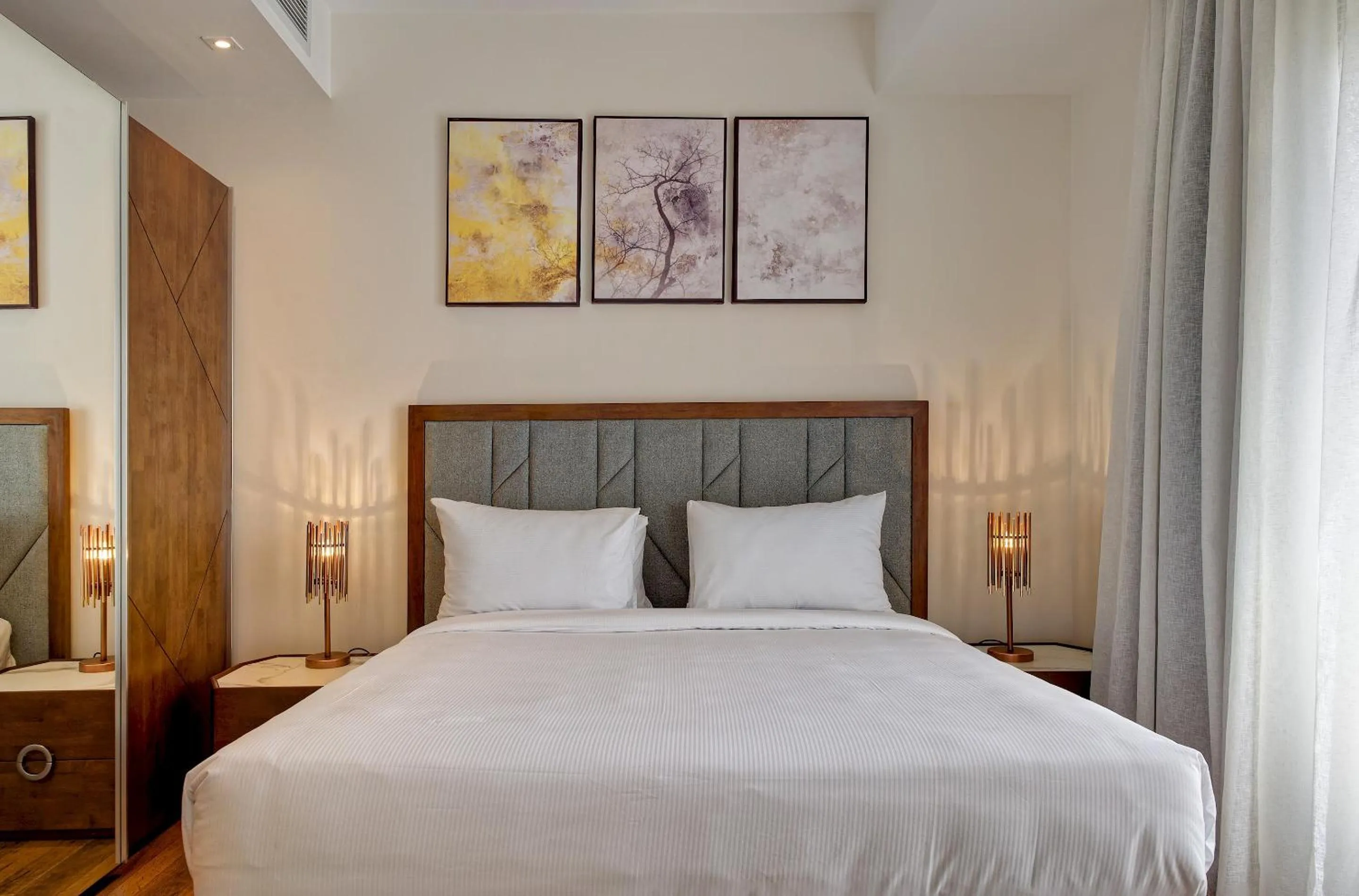 Bed in VESTA - Cairo Festival City Residence