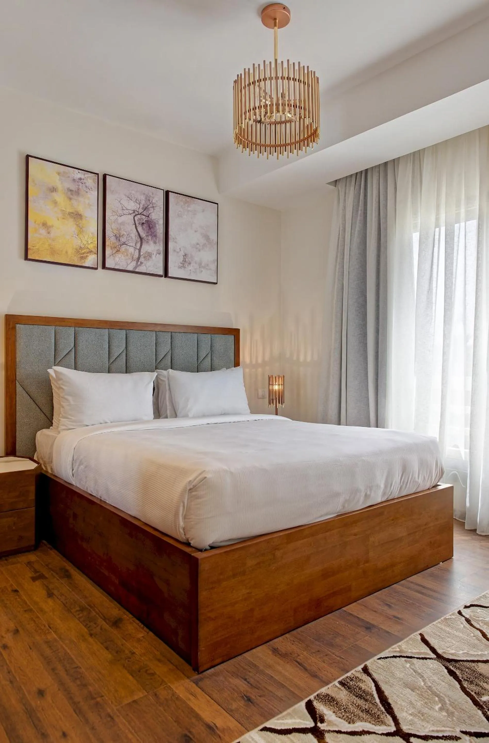 Bed in VESTA - Cairo Festival City Residence