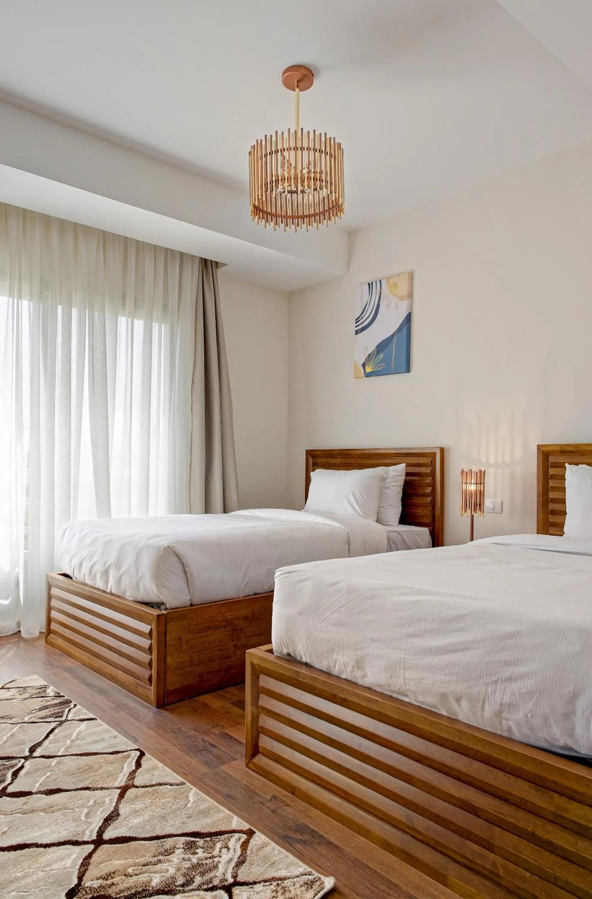Bed in VESTA - Cairo Festival City Residence