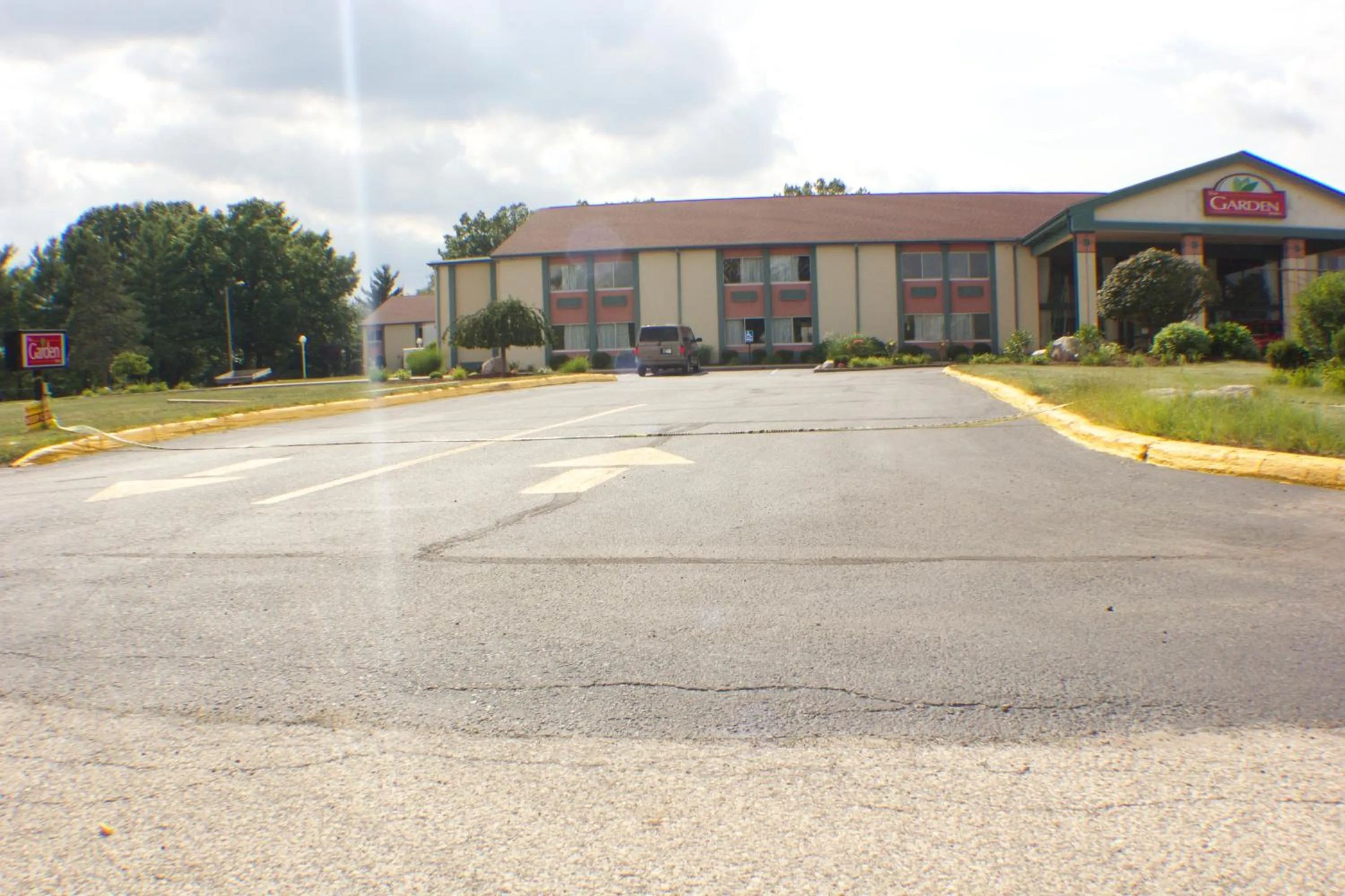 Property building in The Garden Inn