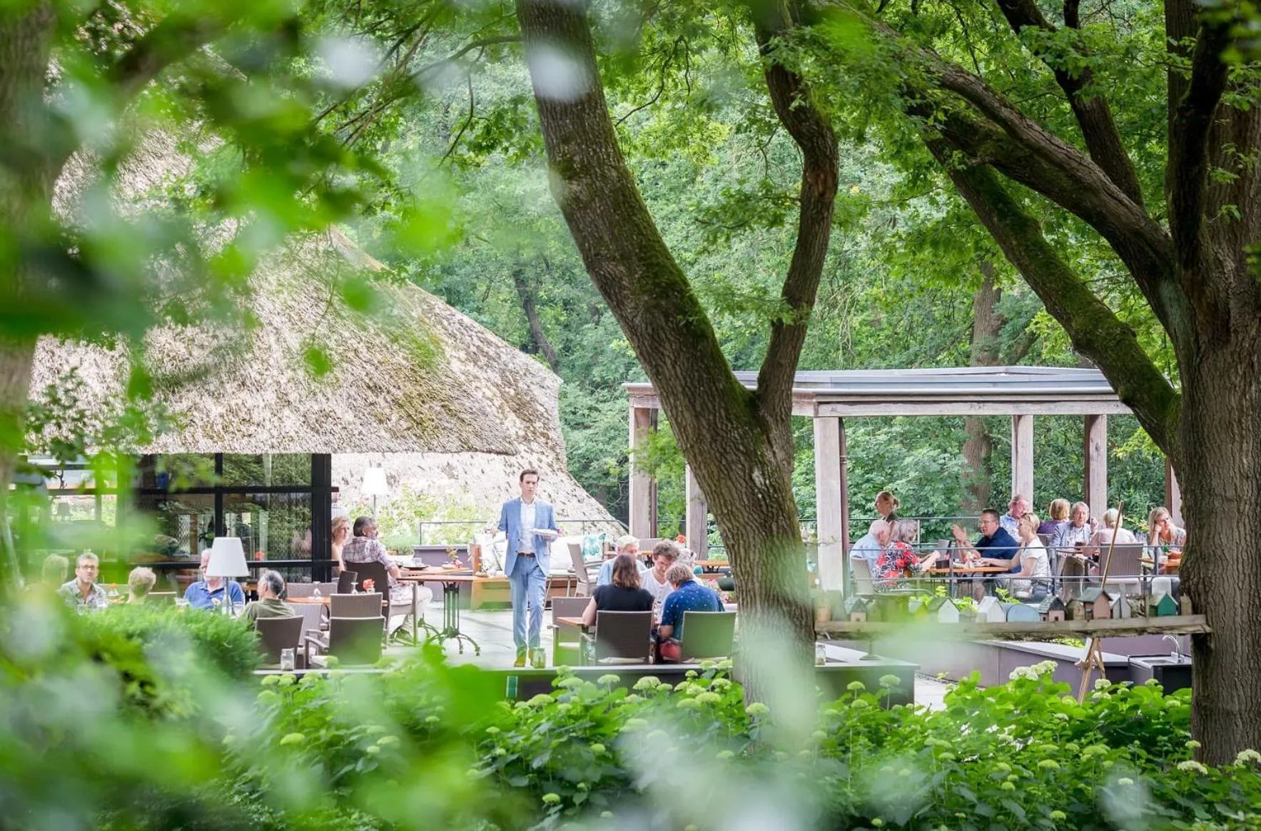 Balcony/Terrace in Restaurant & Hotel Hoog Holten