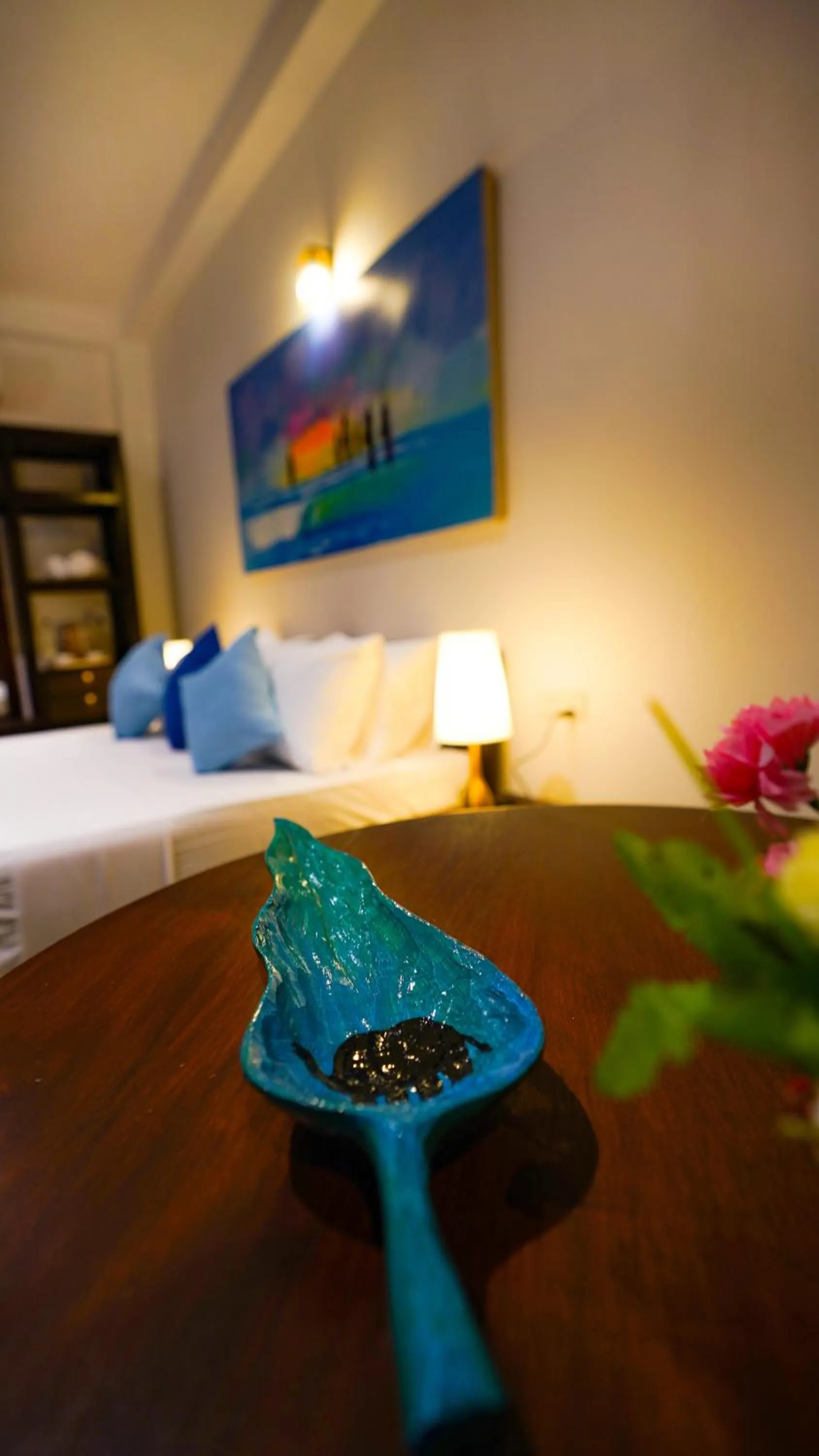 Decorative detail, Bed in Beyond The Sea By Ceylonese